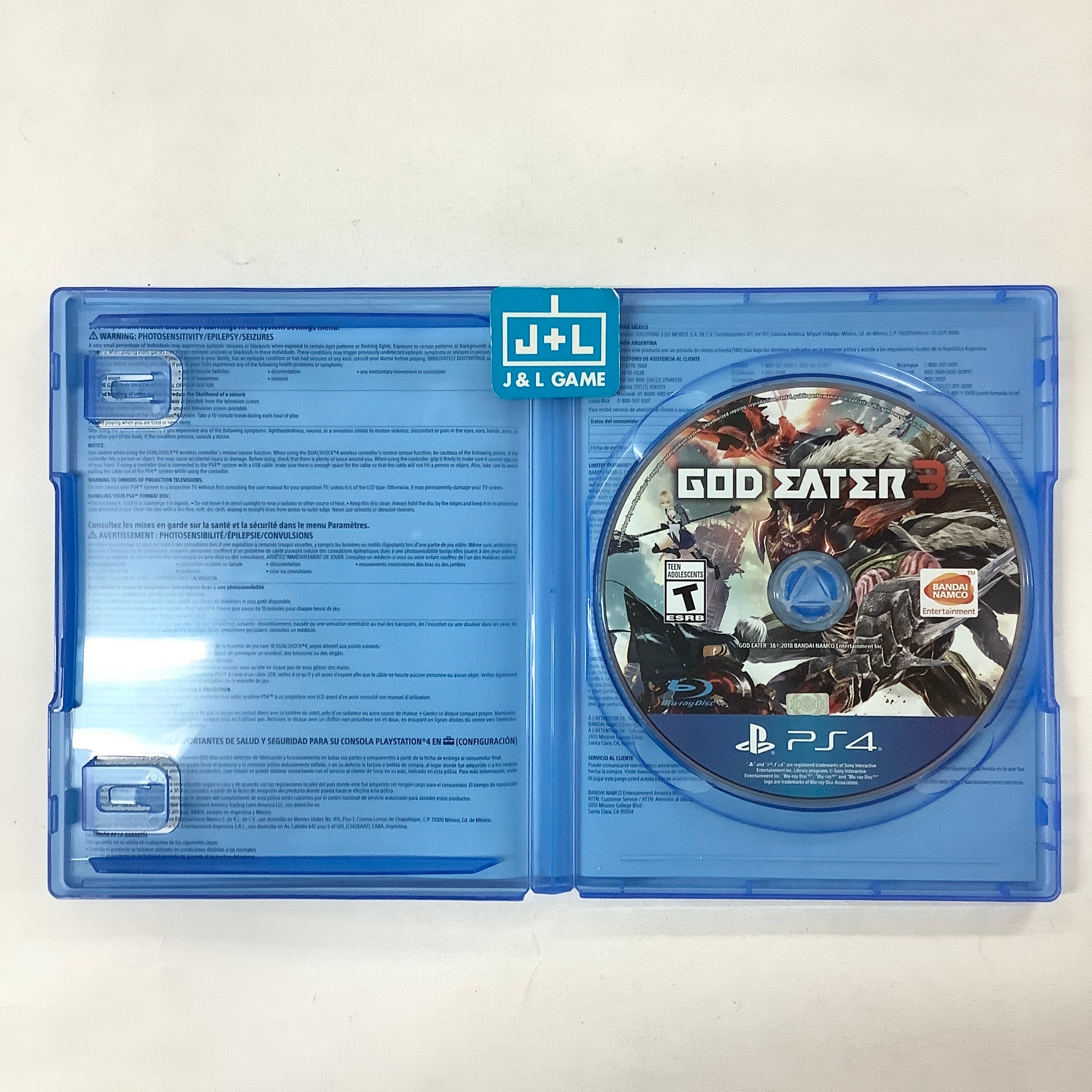 God Eater 3 - (PS4) PlayStation 4 [Pre-Owned] Video Games BANDAI NAMCO Entertainment   