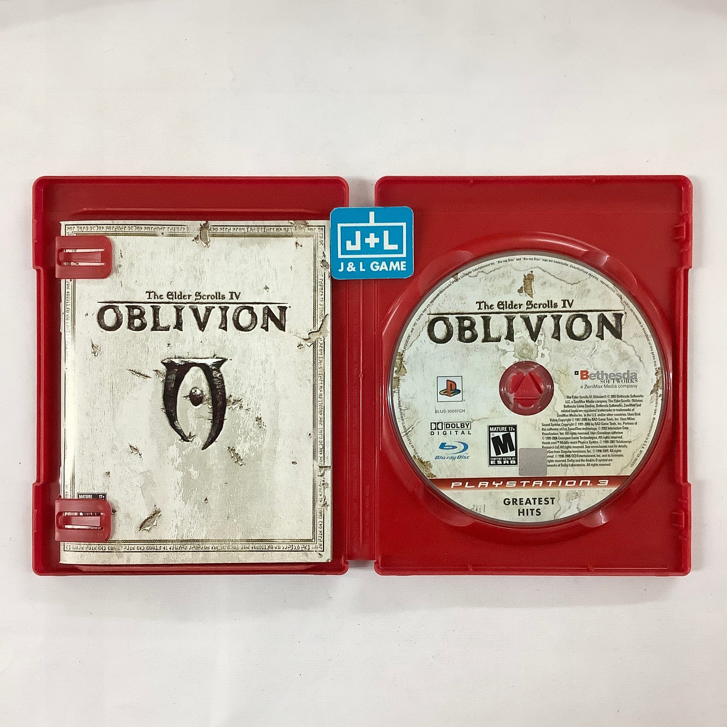 The Elder Scrolls IV: Oblivion (Greatest Hits) - (PS3) PlayStation 3 [Pre-Owned] Video Games Bethesda Softworks