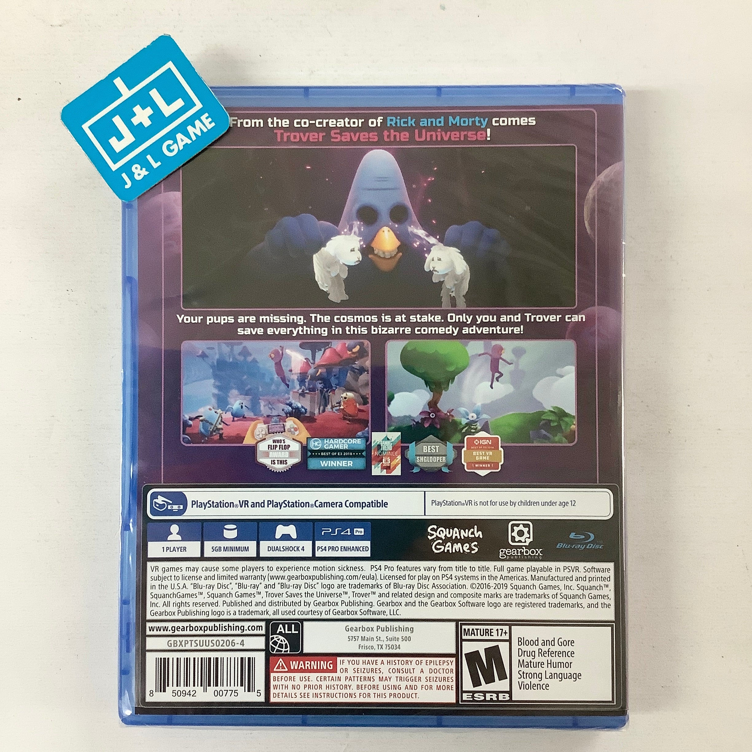 Trover Saves the Universe - (PS4) PlayStation 4 Video Games Gearbox Publishing   