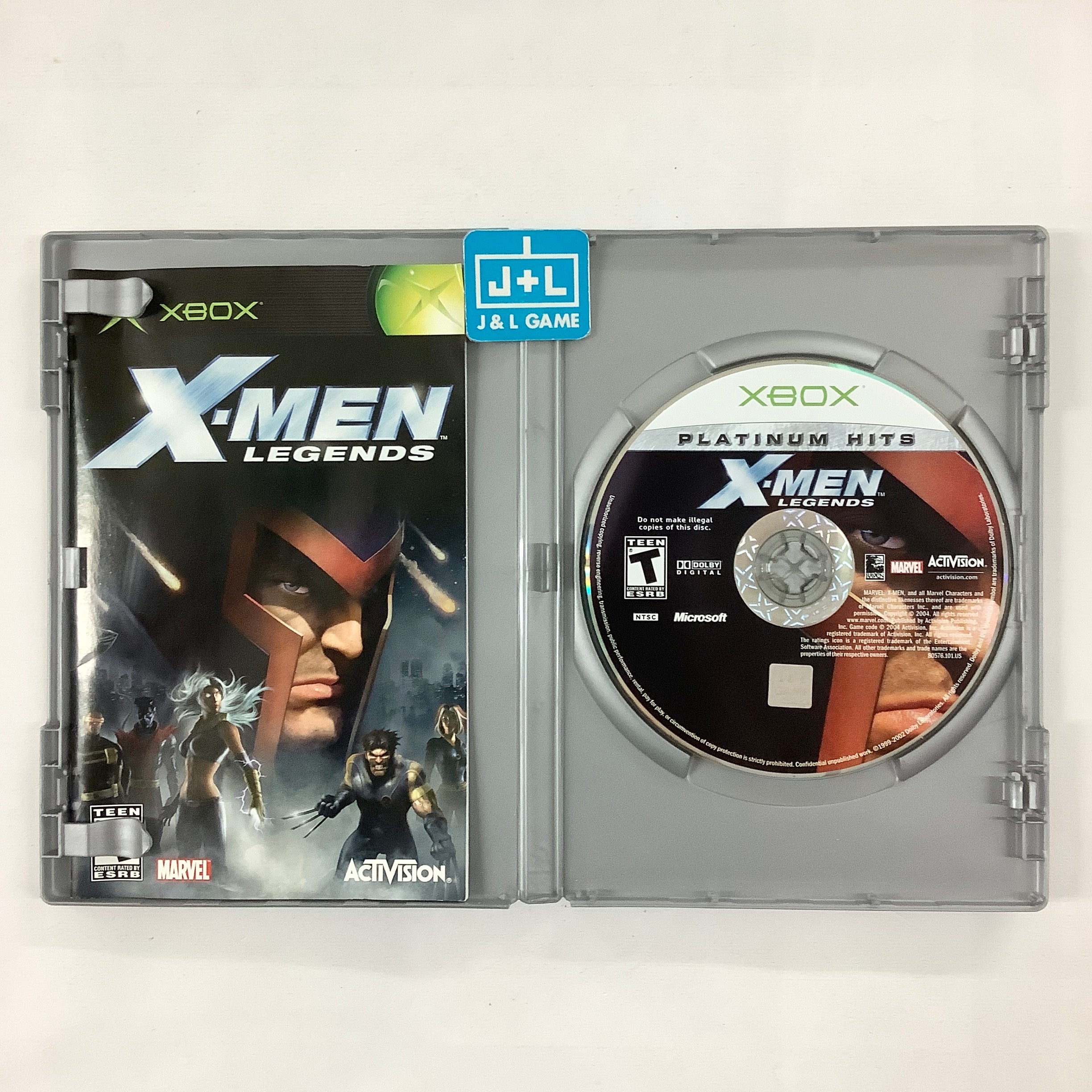 X-Men Legends (Platinum Hits) - (XB) Xbox [Pre-Owned] Video Games Activision   