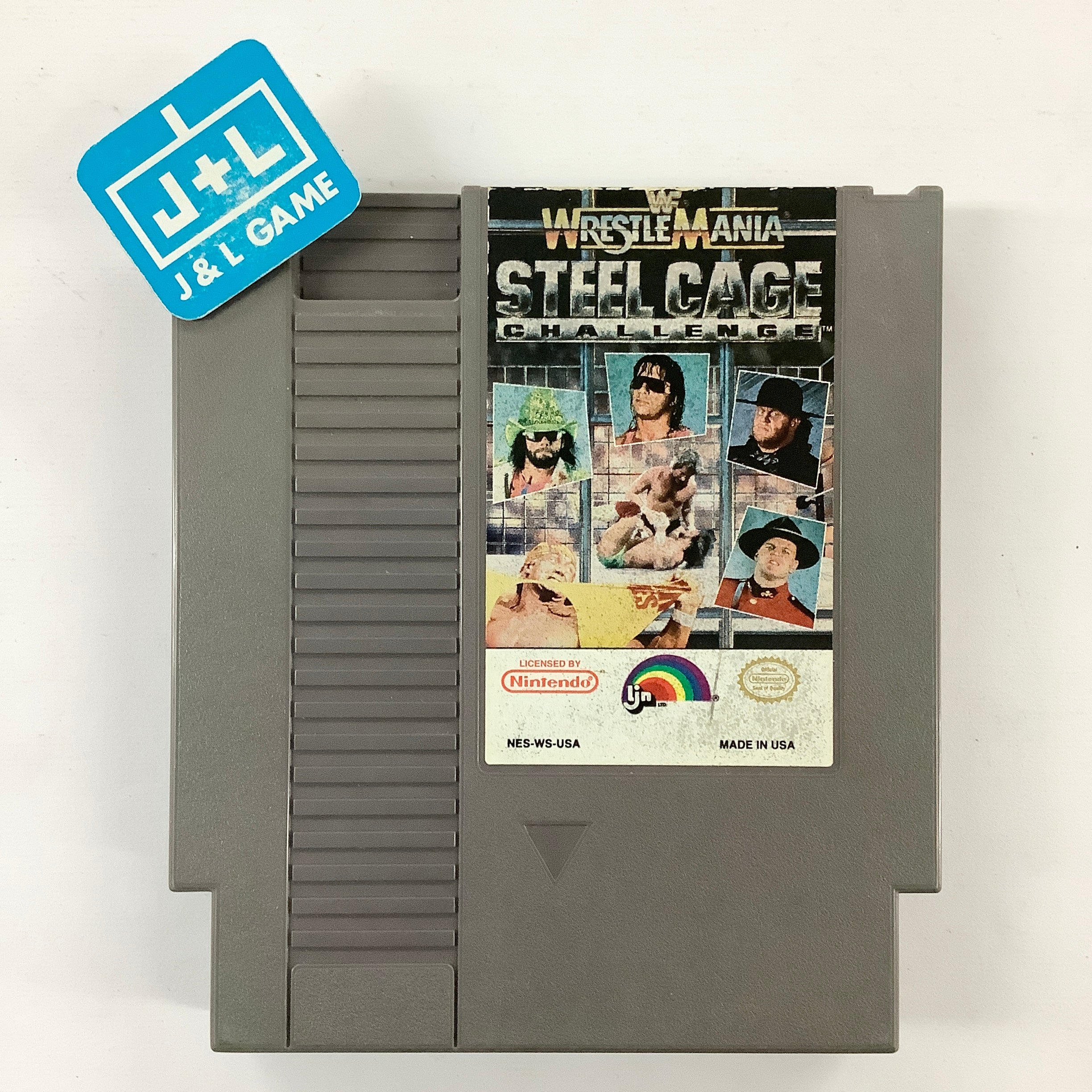 WWF WrestleMania: Steel Cage Challenge (NES, 1992) CIB Complete Game Box hot Manual