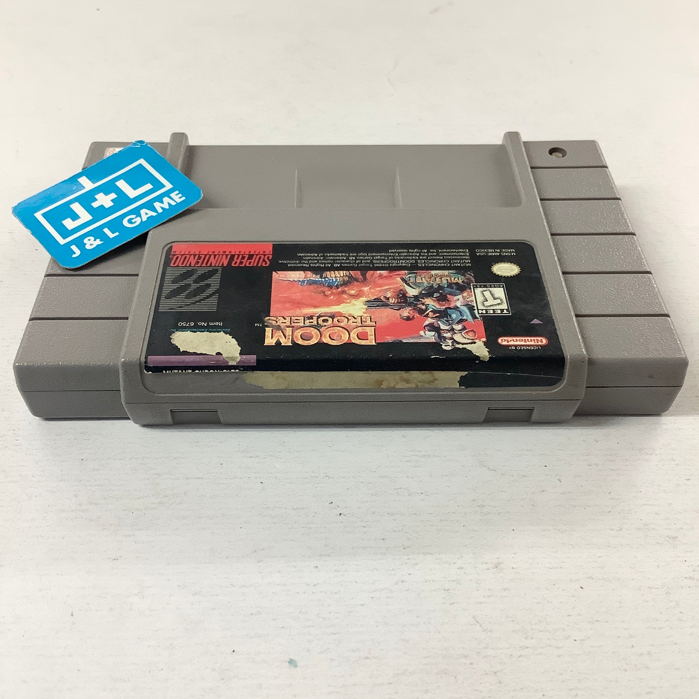 Doom Troopers - (SNES) Super Nintendo [Pre-Owned] Video Games Playmates   