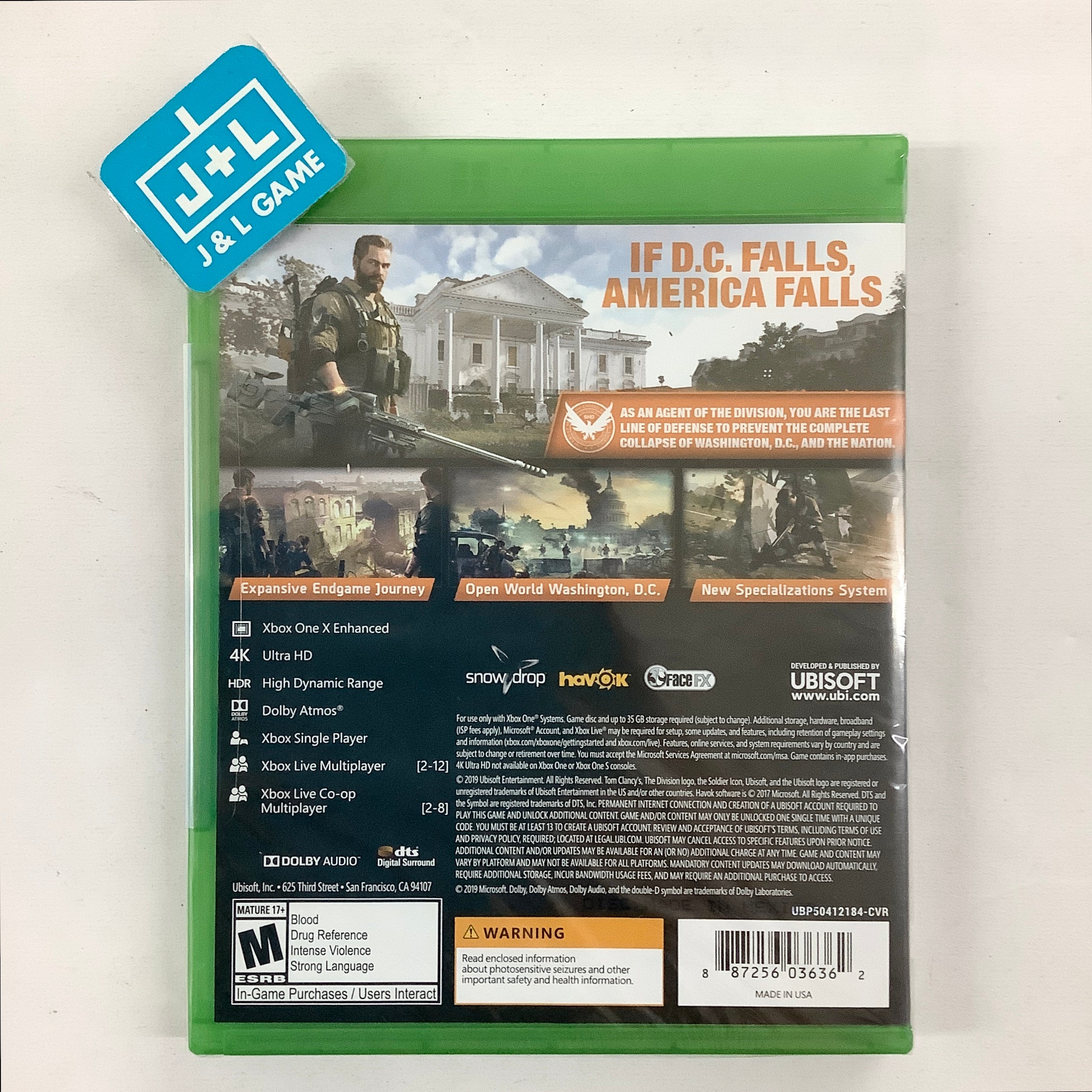 Tom Clancy's The Division 2 - (XB1) Xbox One Video Games Ubisoft   