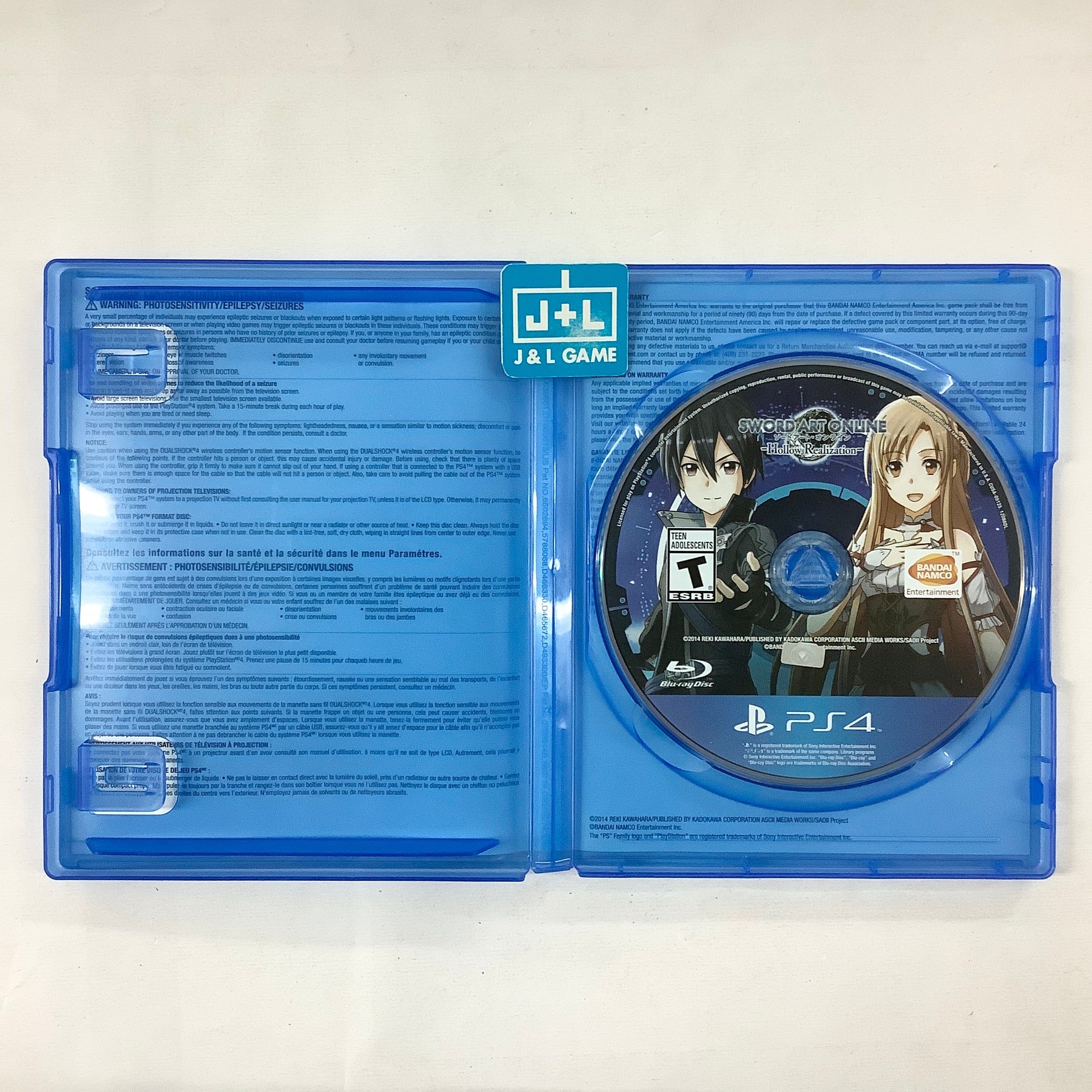 Sword Art Online: Hollow Realization - (PS4) PlayStation 4 [Pre-Owned] Video Games Bandai Namco Games