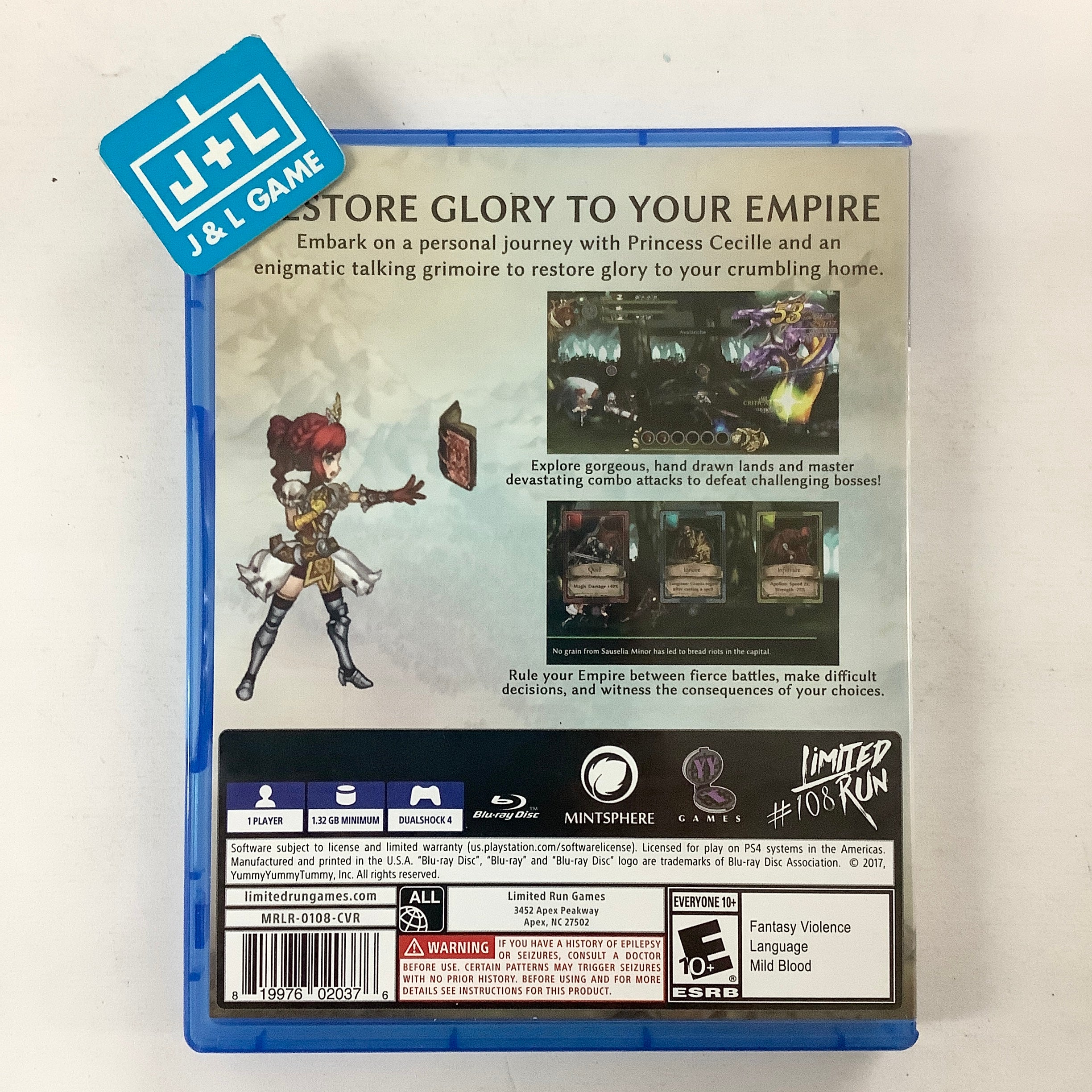 Fallen Legion Sins of An Empire (Limited Run #108) - (PS4) Playstation 4 Video Games Limited Run Games   