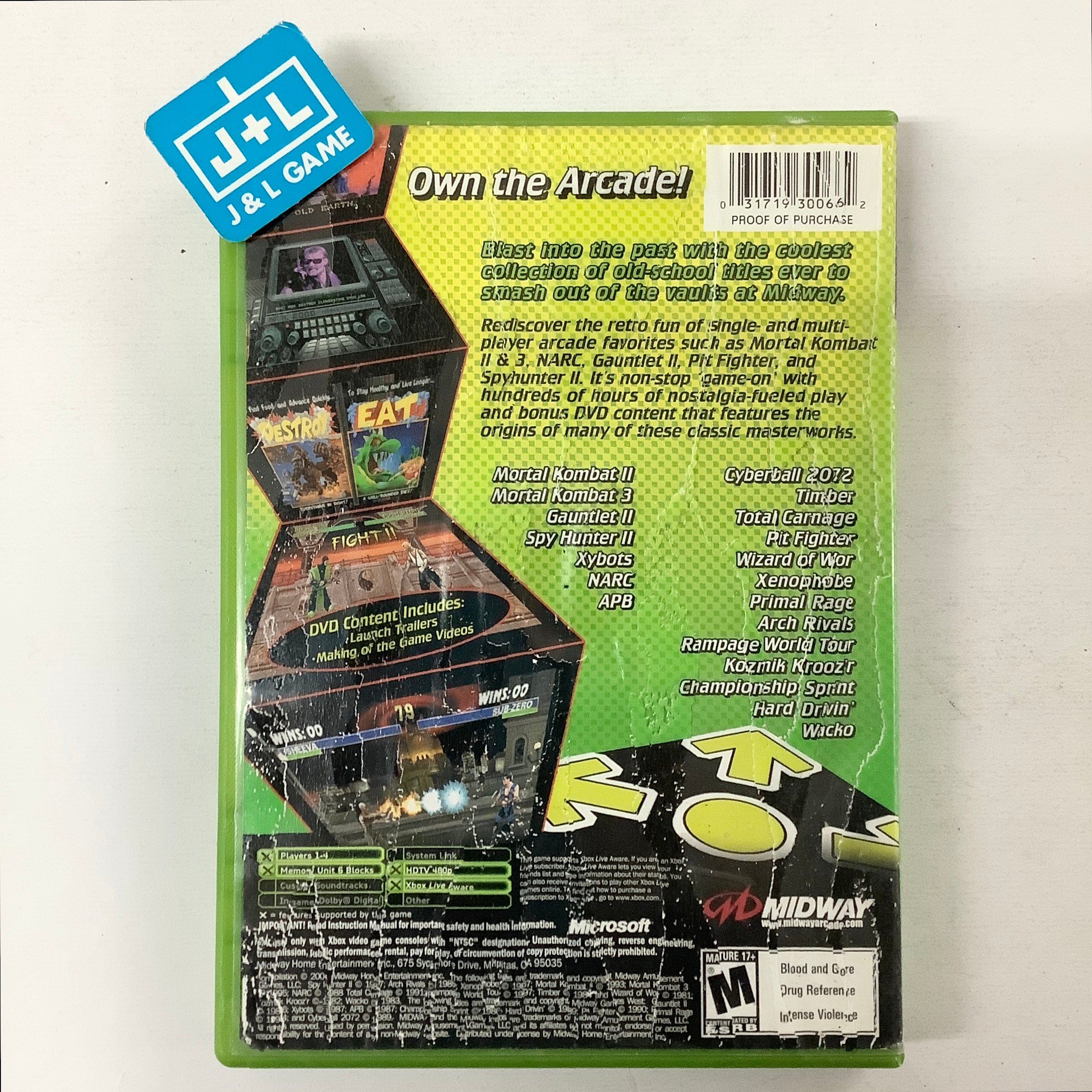 Midway Arcade Treasures 2 - (XB) Xbox [Pre-Owned] Video Games Midway   