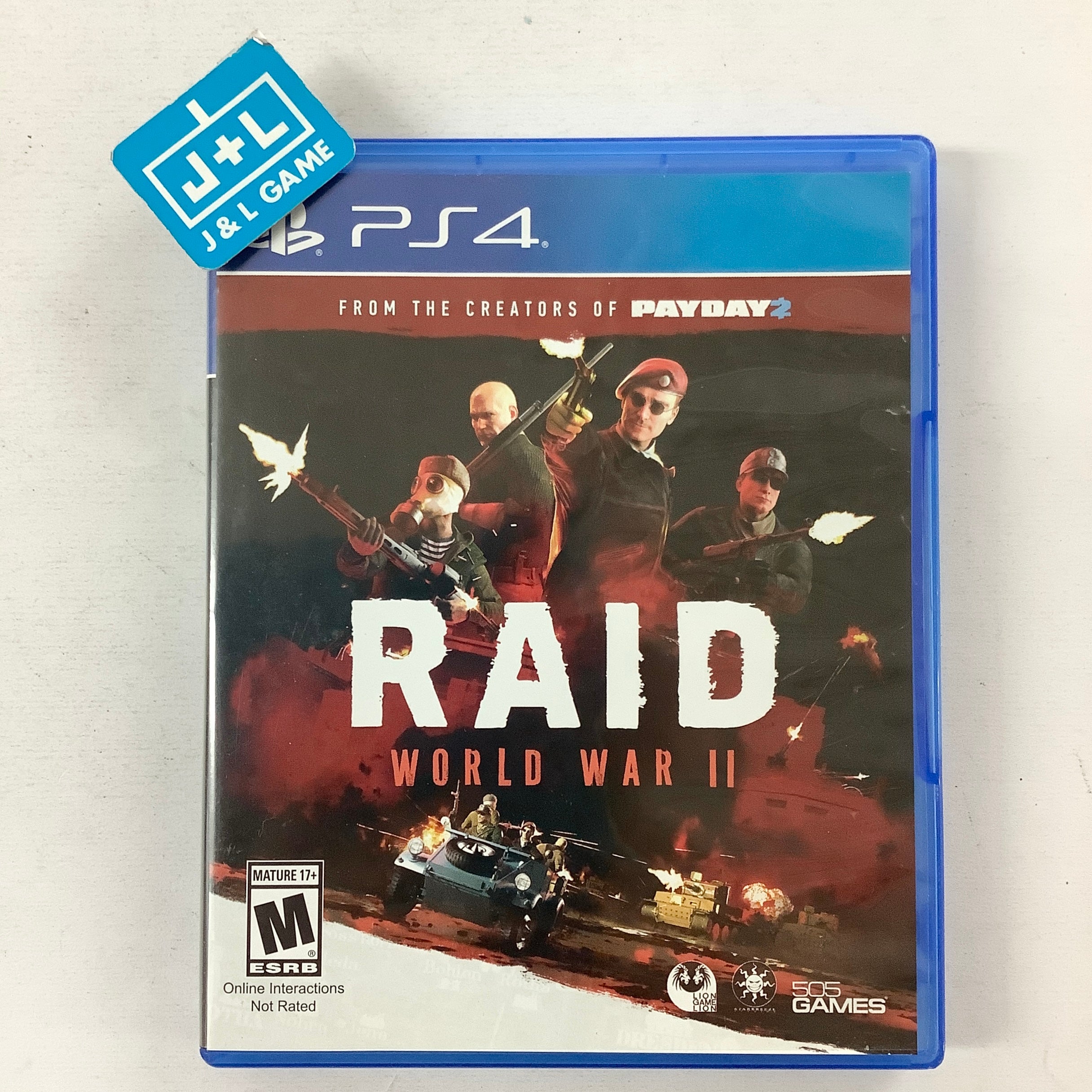 Raid: World War II - (PS4) PlayStation 4 [Pre-Owned] Video Games 505 Games