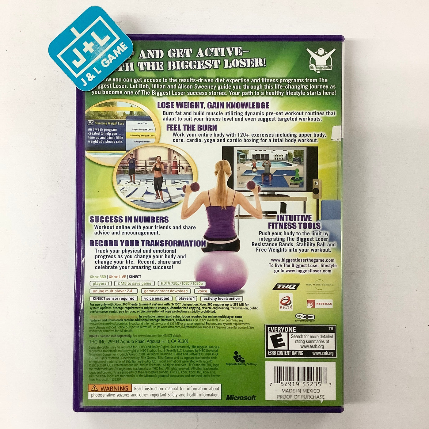 The Biggest Loser: Ultimate Workout (Kinect Required) - Xbox 360