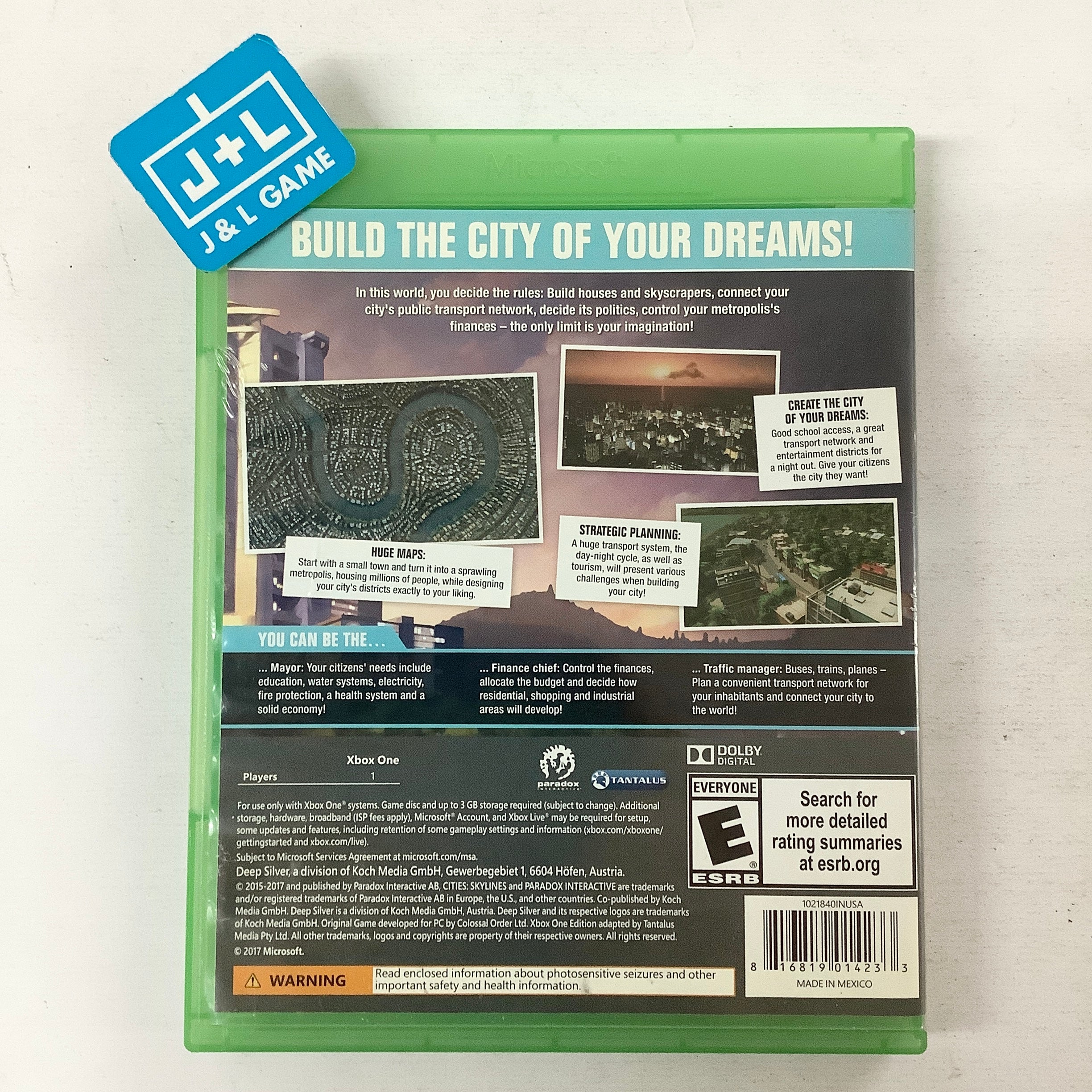 Cities: Skylines - (XB1) Xbox One [Pre-Owned] Video Games Paradox Interactive   