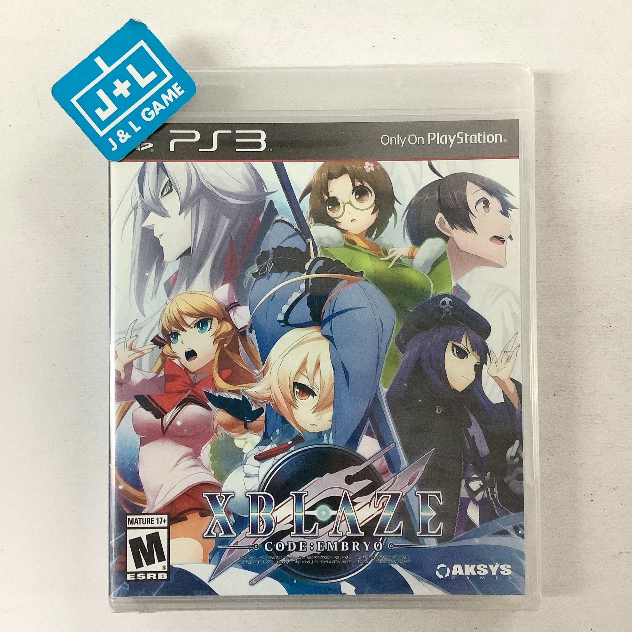 XBLAZE Code: Embryo - PlayStation 3 Video Games Aksys Games   