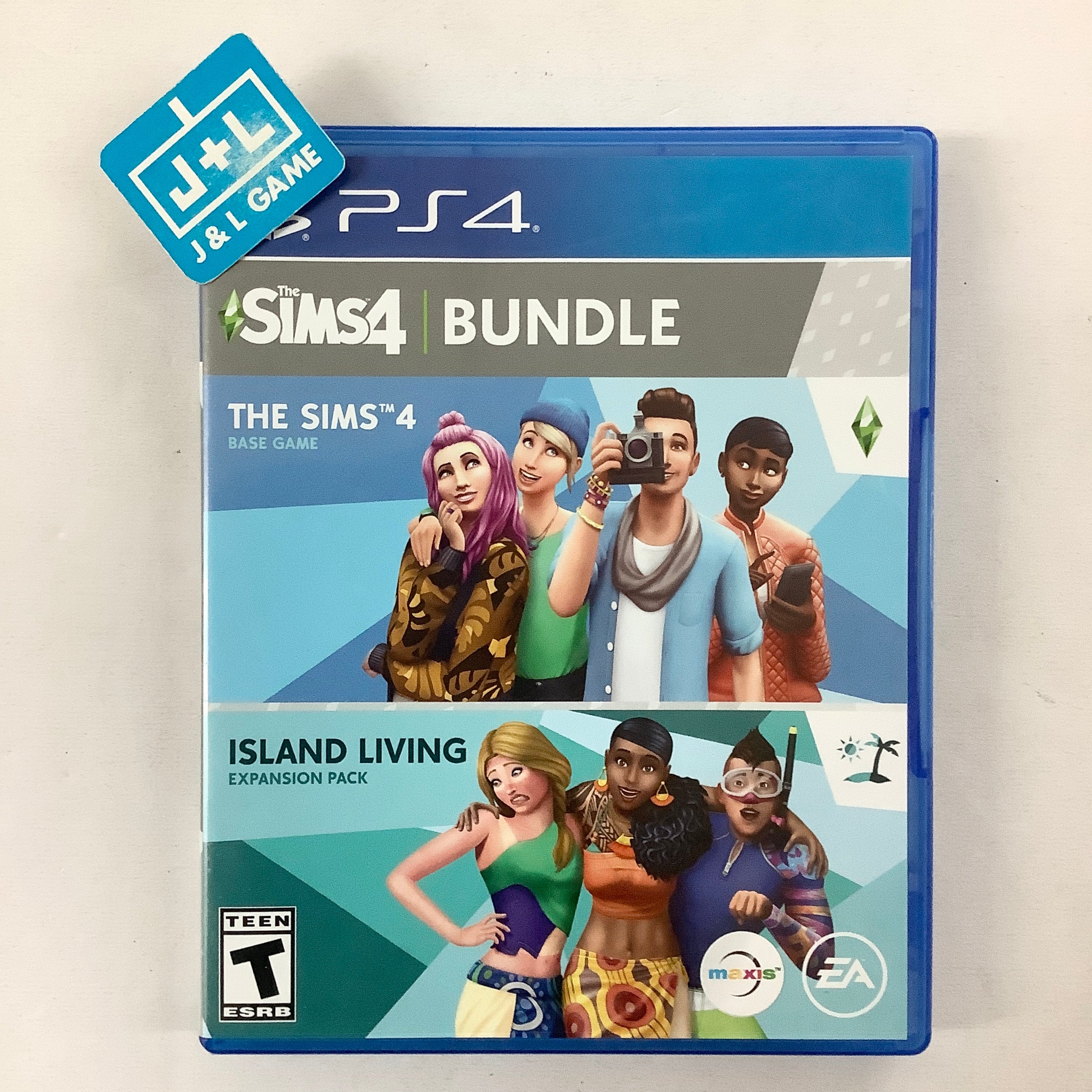 The Sims 4 Plus Island Living Bundle - (PS4) PlayStation 4 [Pre-Owned] Video Games Electronic Arts