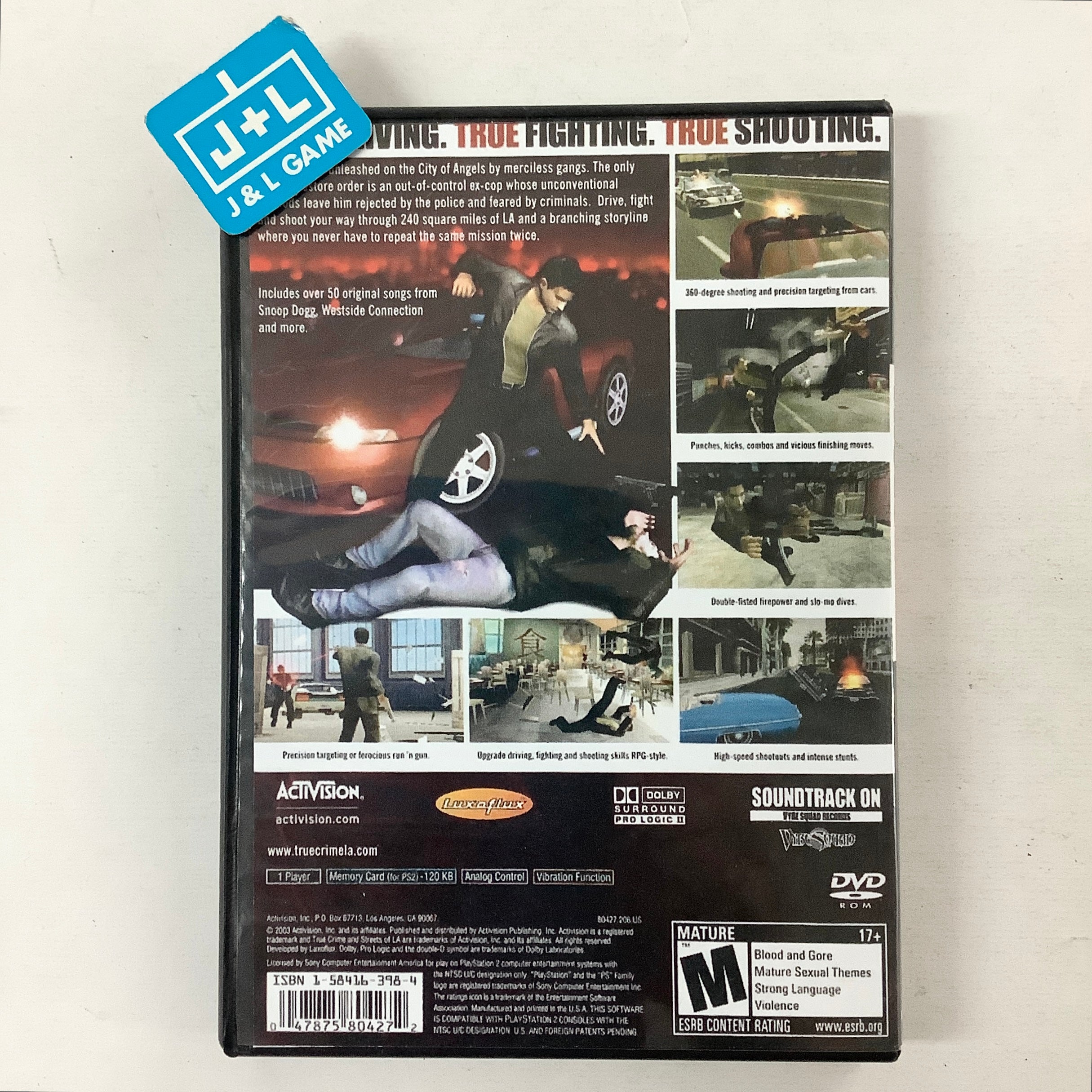 True Crime: Streets of LA - (PS2) PlayStation 2 [Pre-Owned] Video Games Activision