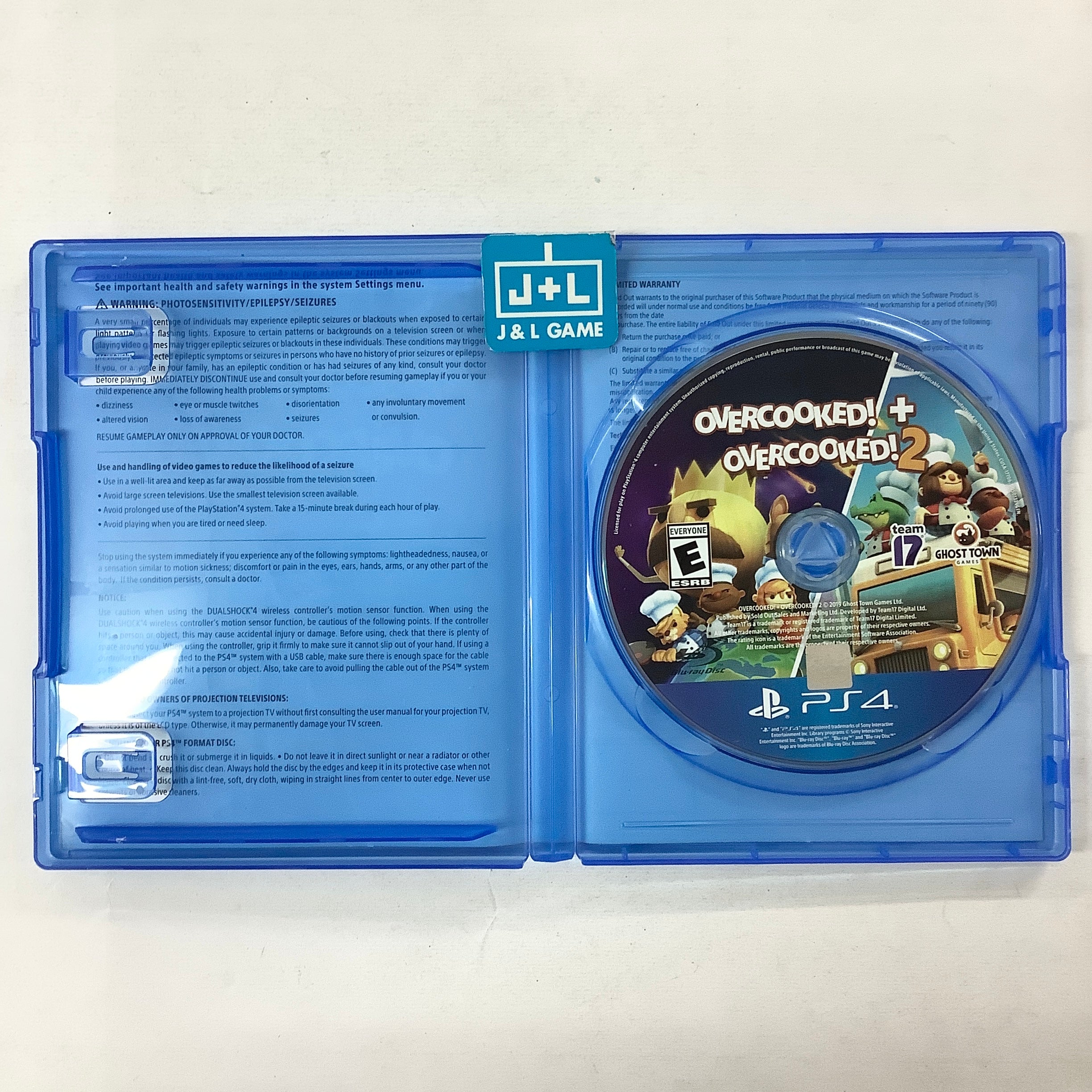 Overcooked! + Overcooked! 2 - (PS4) PlayStation 4 [Pre-Owned] Video Games Team 17