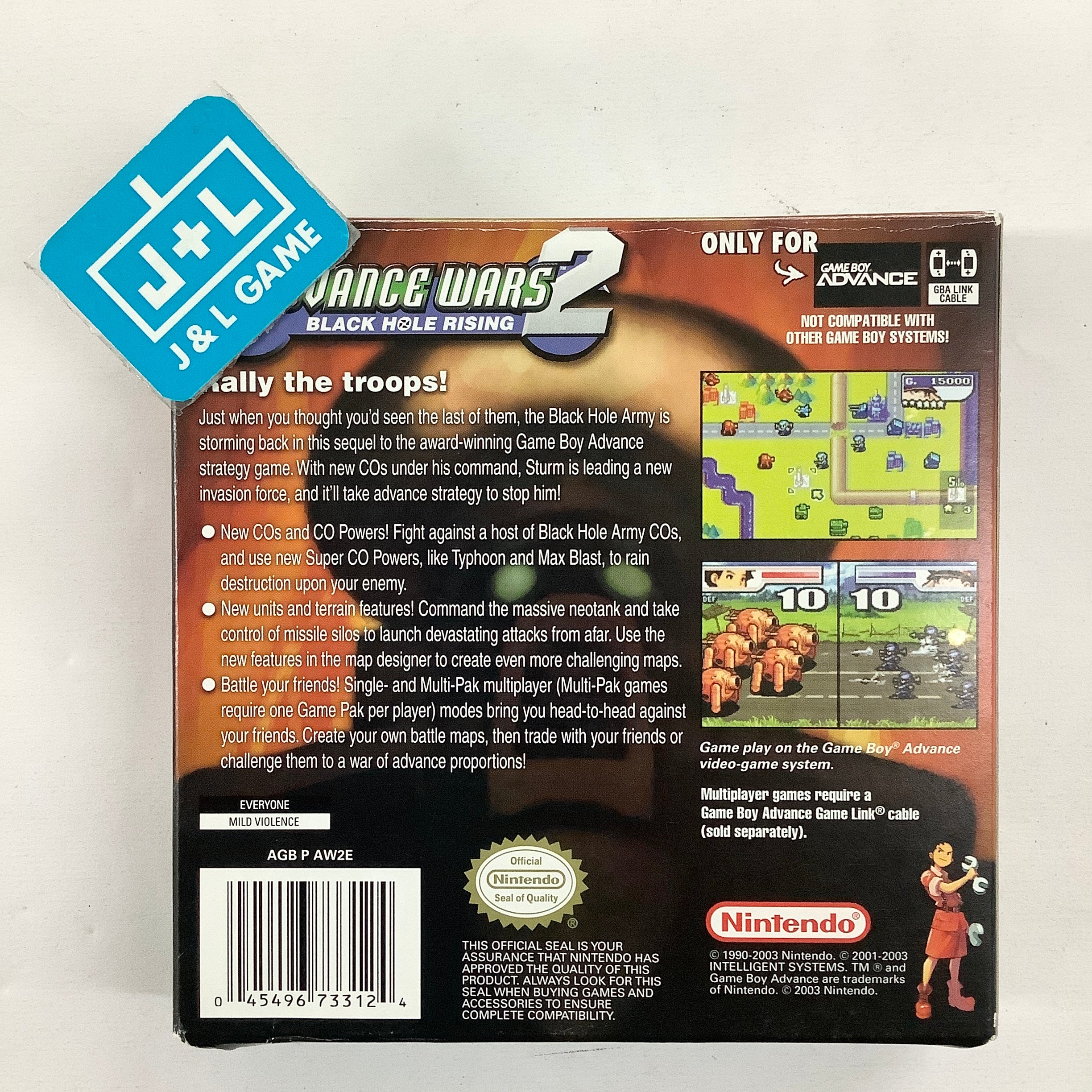 Advance Wars 2: Black Hole Rising - (GBA) Game Boy Advance [Pre-Owned] Video Games Nintendo   