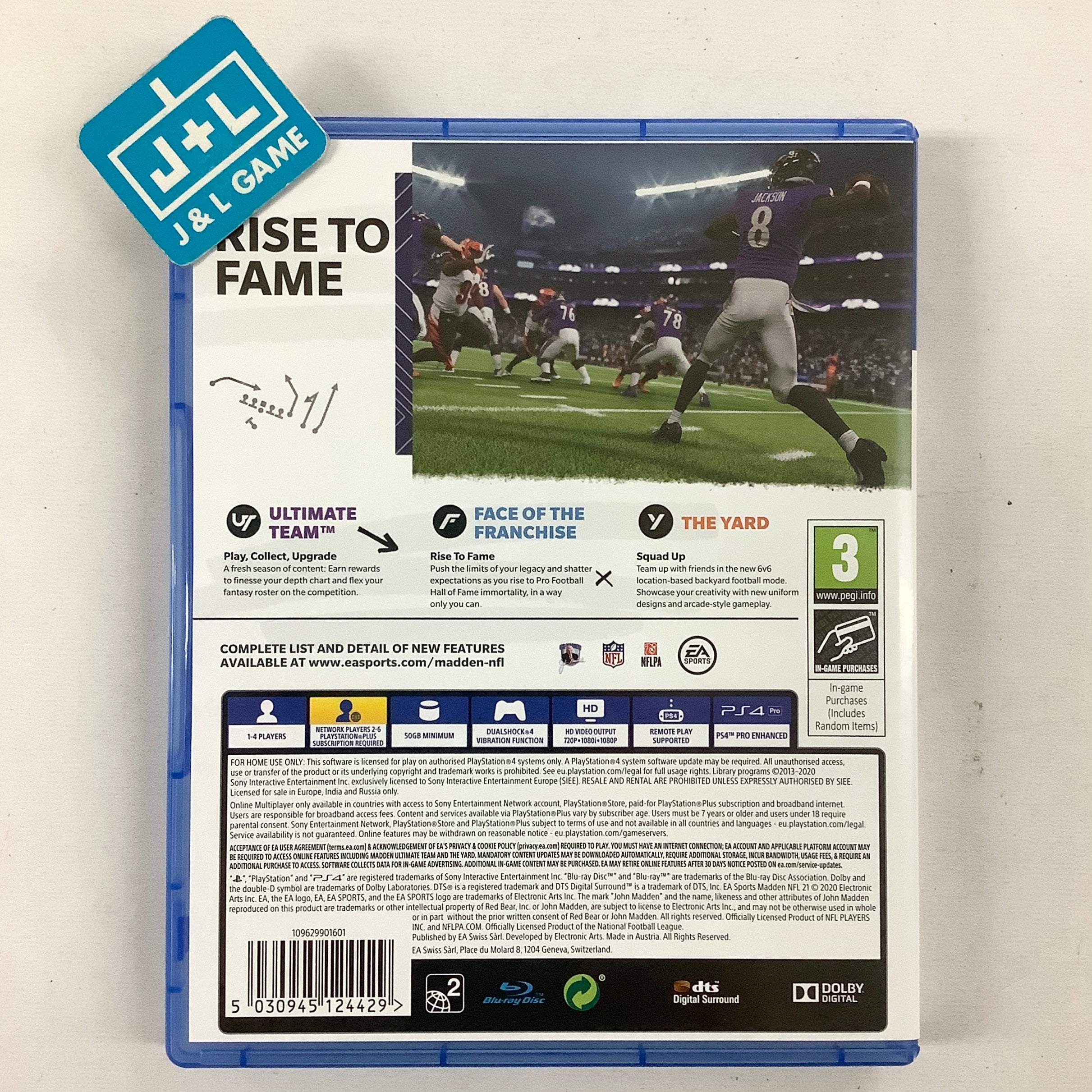 Madden NFL 21 - (PS4) PlayStation 4 [Pre-Owned] (European Import) Video Games Electronic Arts