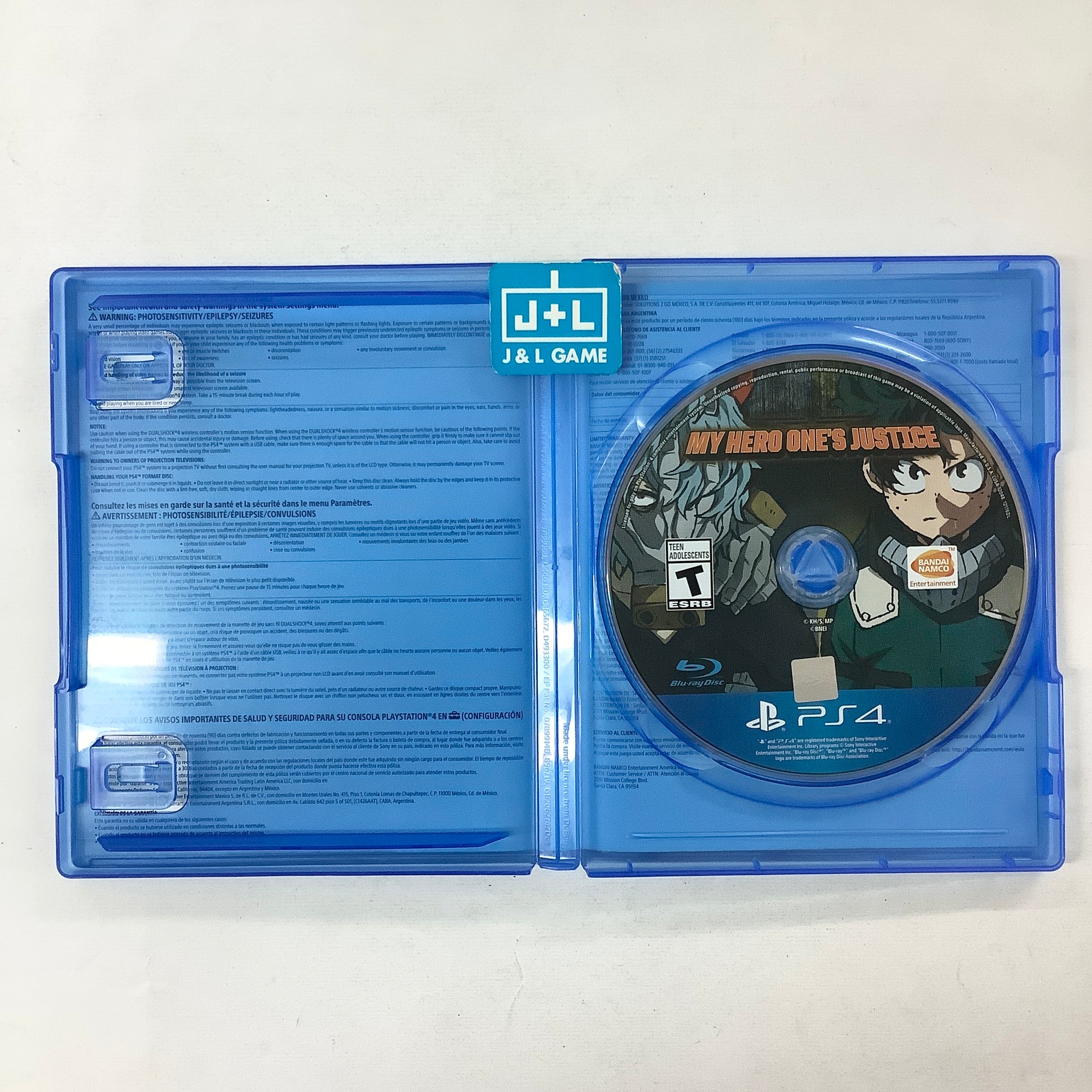 My Hero One's Justice - (PS4) PlayStation 4 [Pre-Owned] Video Games Bandai Namco Entertainment