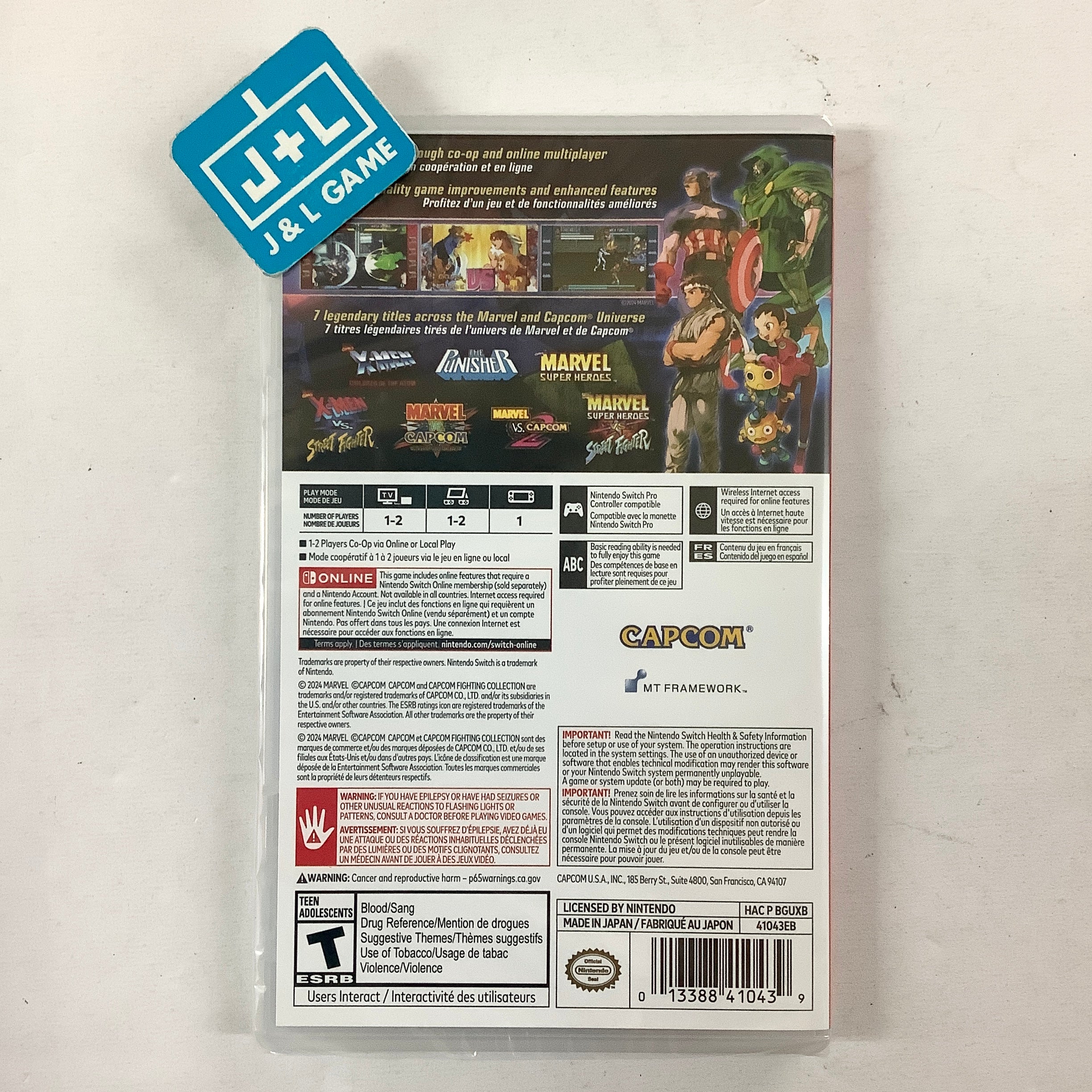 Marvel vs. Capcom Fighting Collection: Arcade Classics - (NSW) Nintendo Switch Video Games Capcom