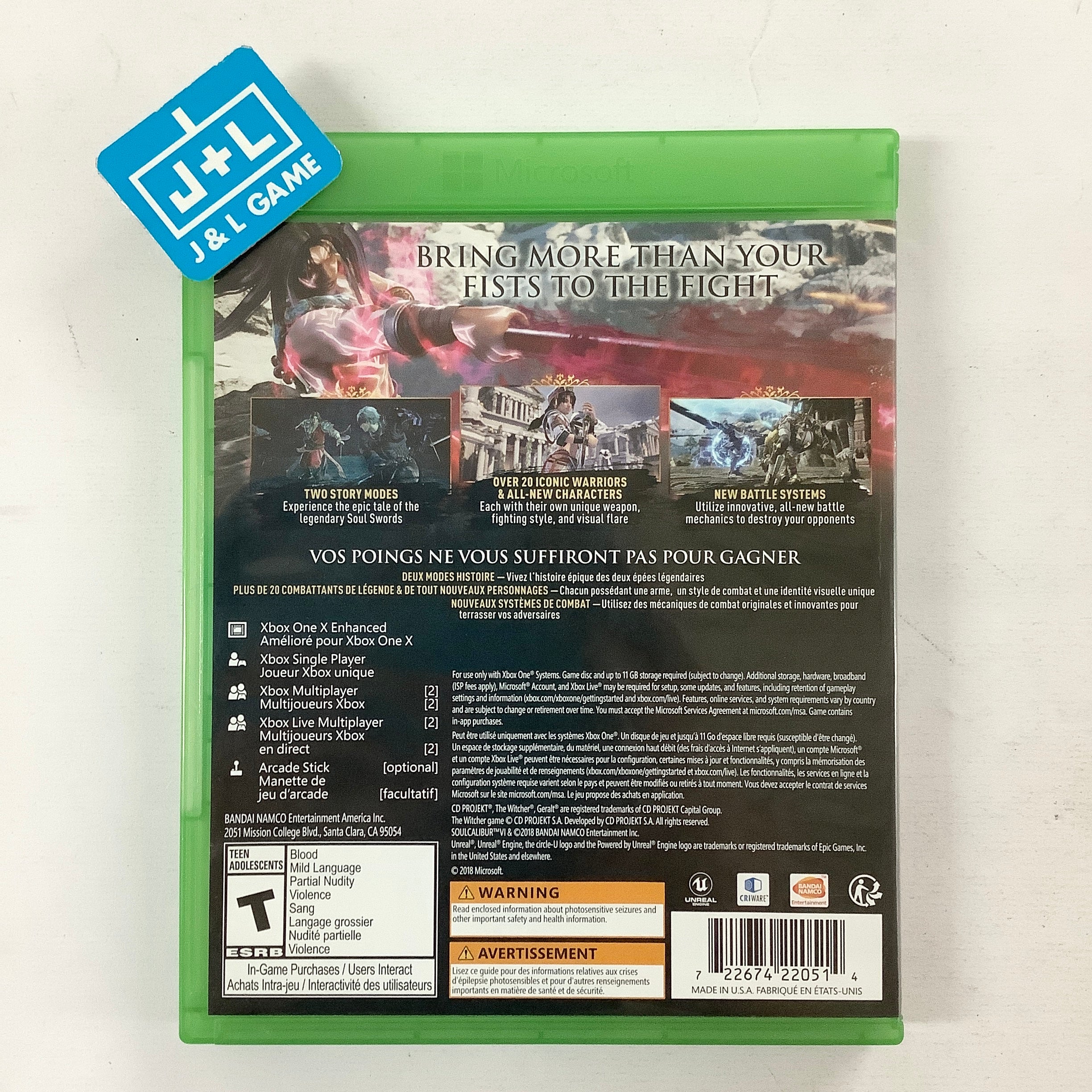 SoulCalibur VI - (XB1) Xbox One [Pre-Owned] Video Games BANDAI NAMCO Entertainment   