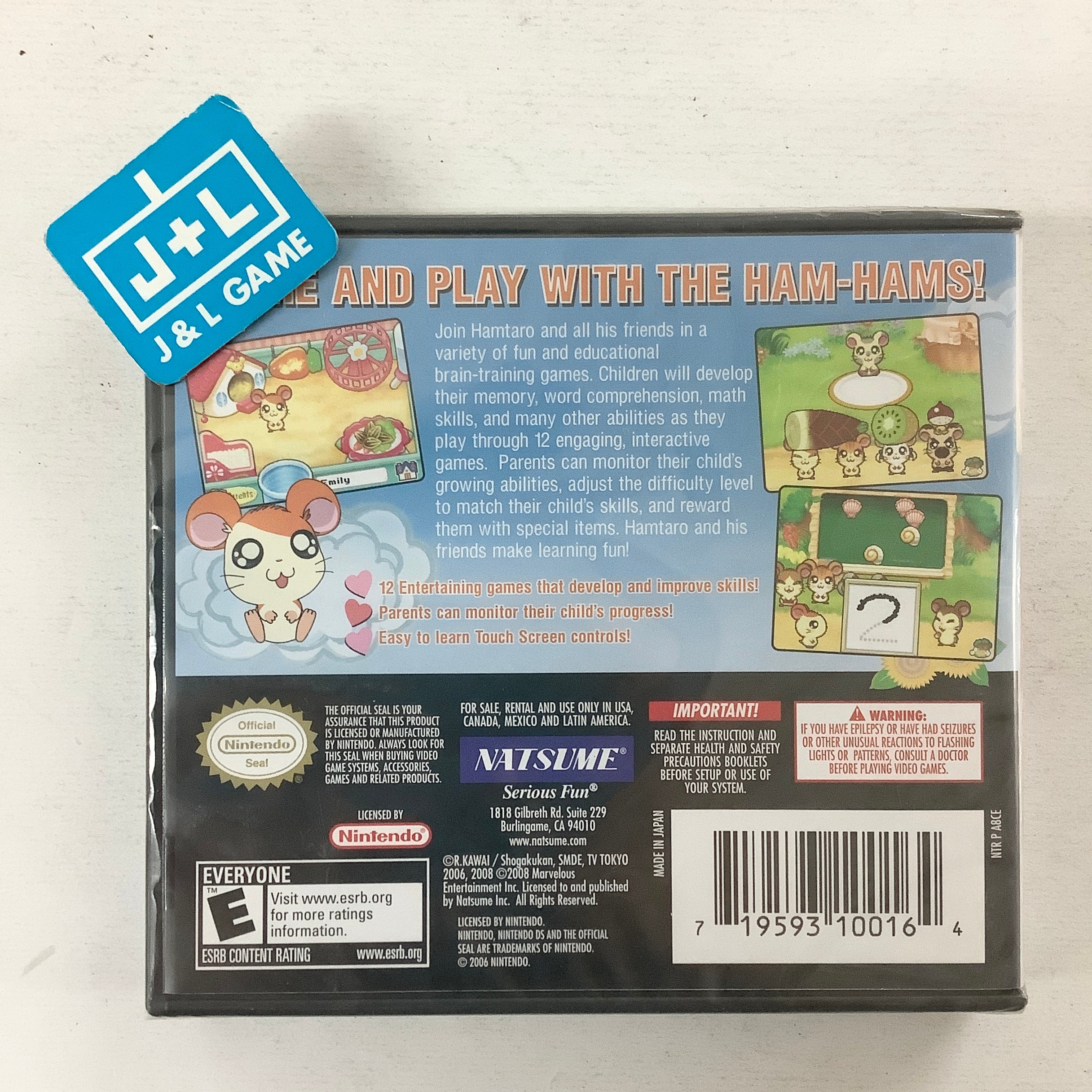 Hi! Hamtaro: Little Hamsters Big Adventures - Ham-Ham Challenge - (NDS) Nintendo DS Video Games Natsume   