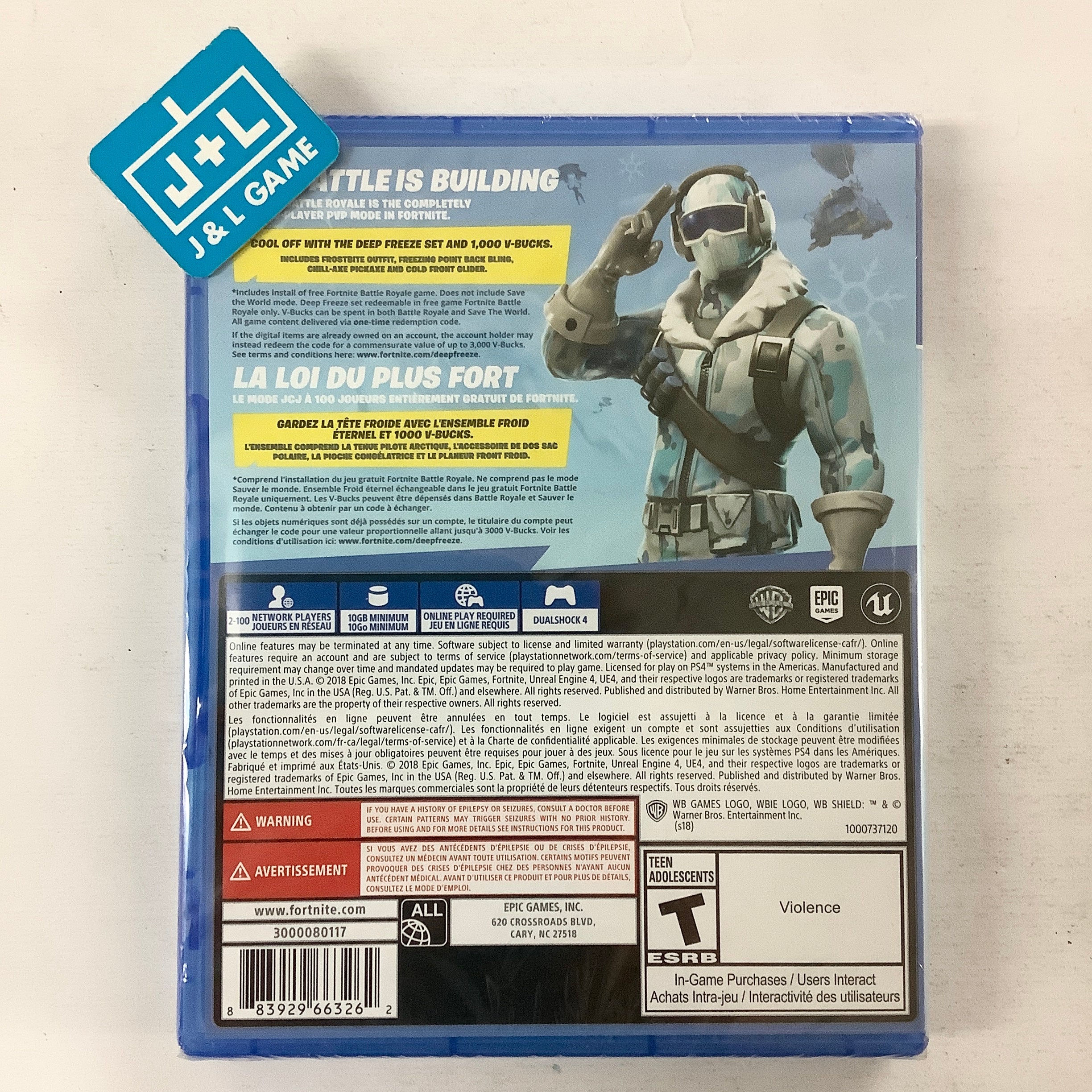 Fortnite: Deep buy Freeze For Playstation 4