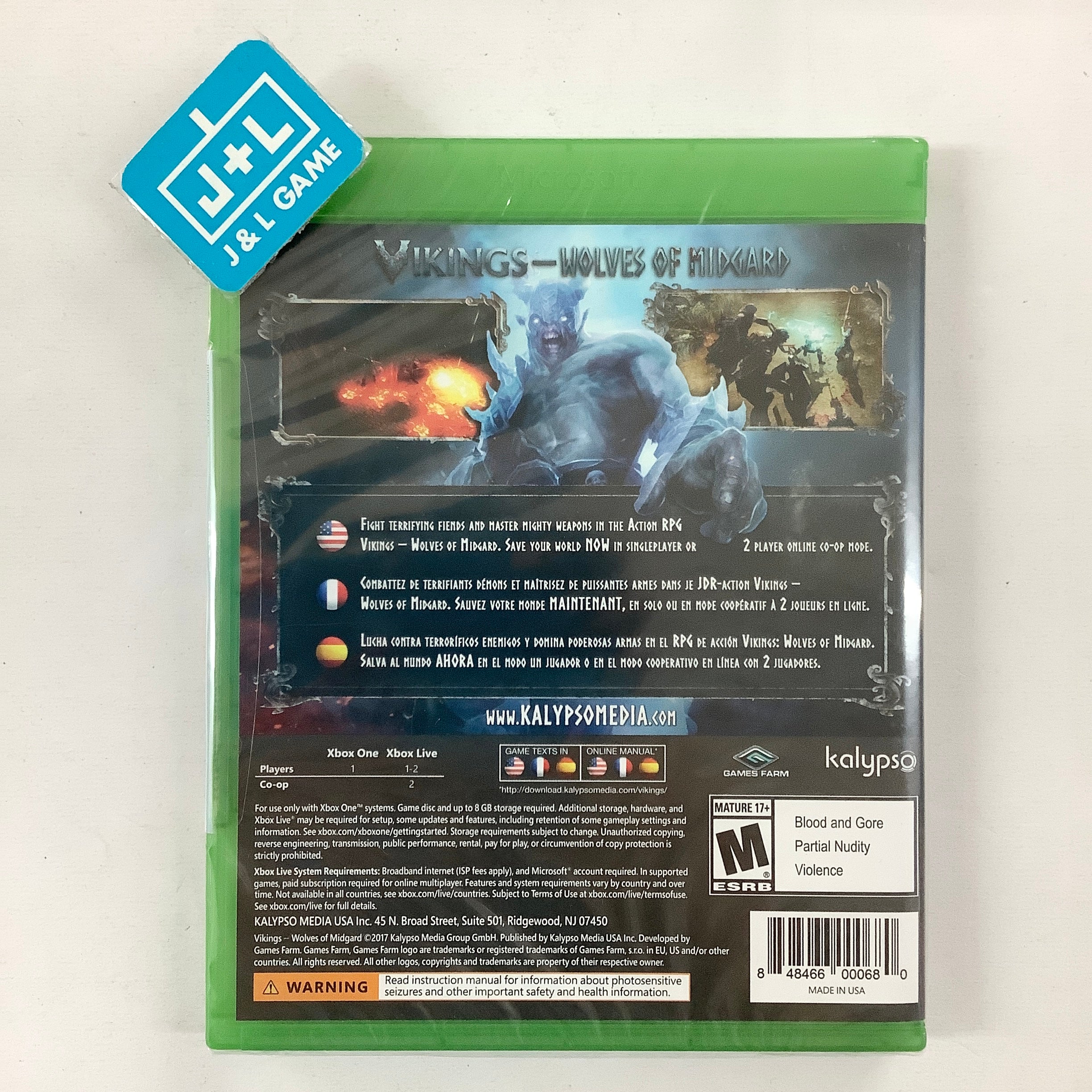 Vikings: Wolves of Midgard - (XB1) Xbox One Video Games Kalypso   