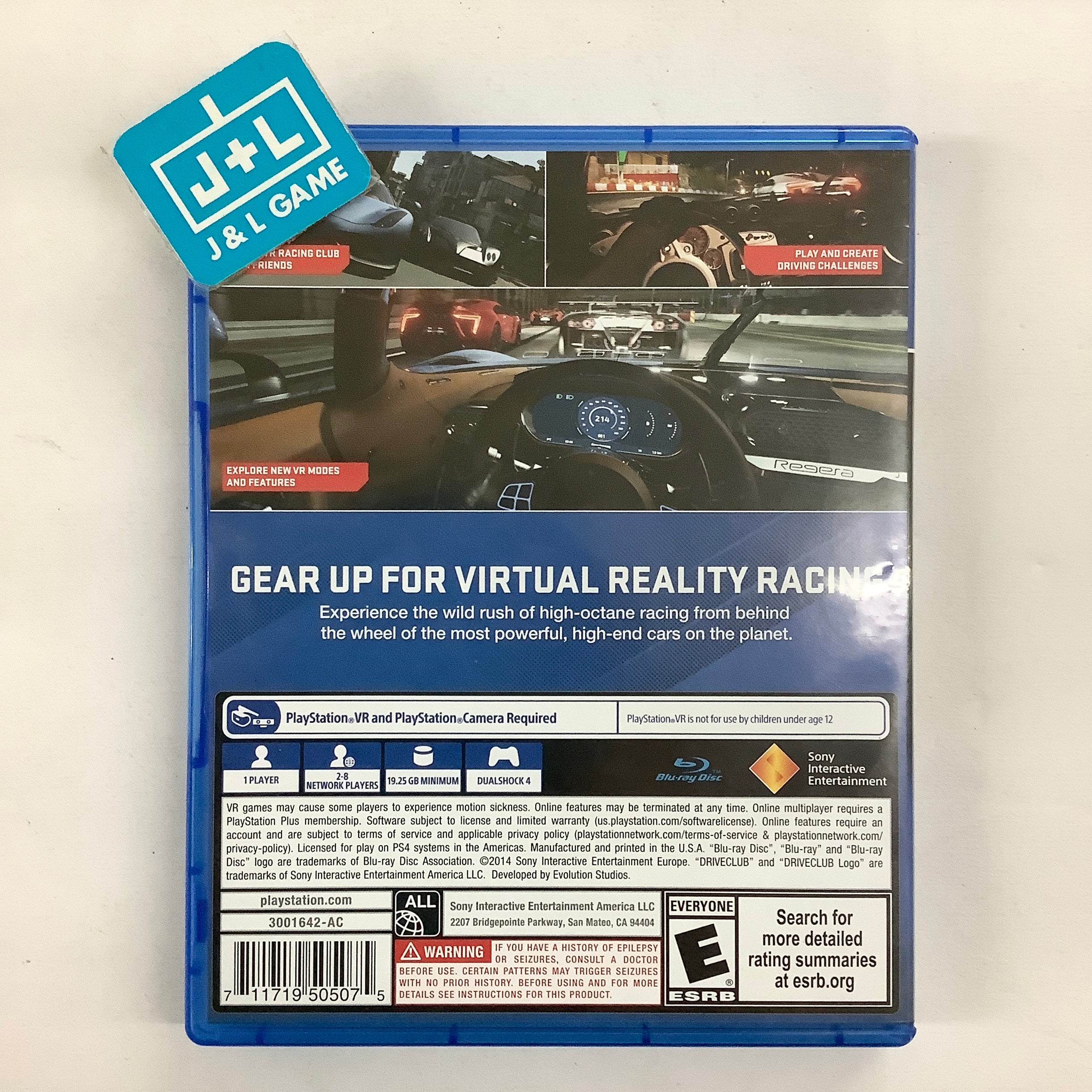 Driveclub VR (PlayStation VR) - (PS4) PlayStation 4 [Pre-Owned] Video Games Sony Interactive Entertainment   