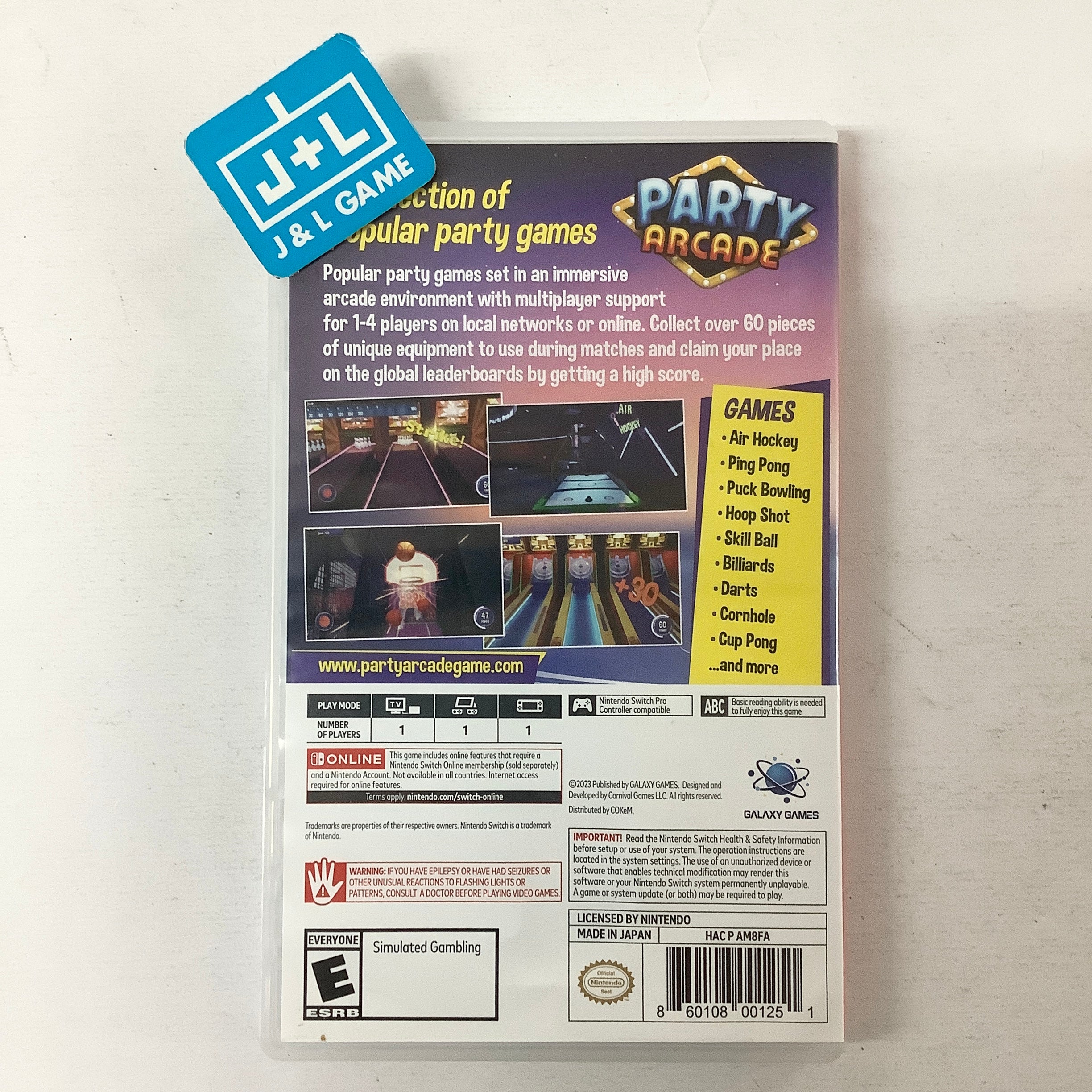 Party Arcade - (NSW) Nintendo Switch [Pre-Owned] Video Games Planet Entertainment   