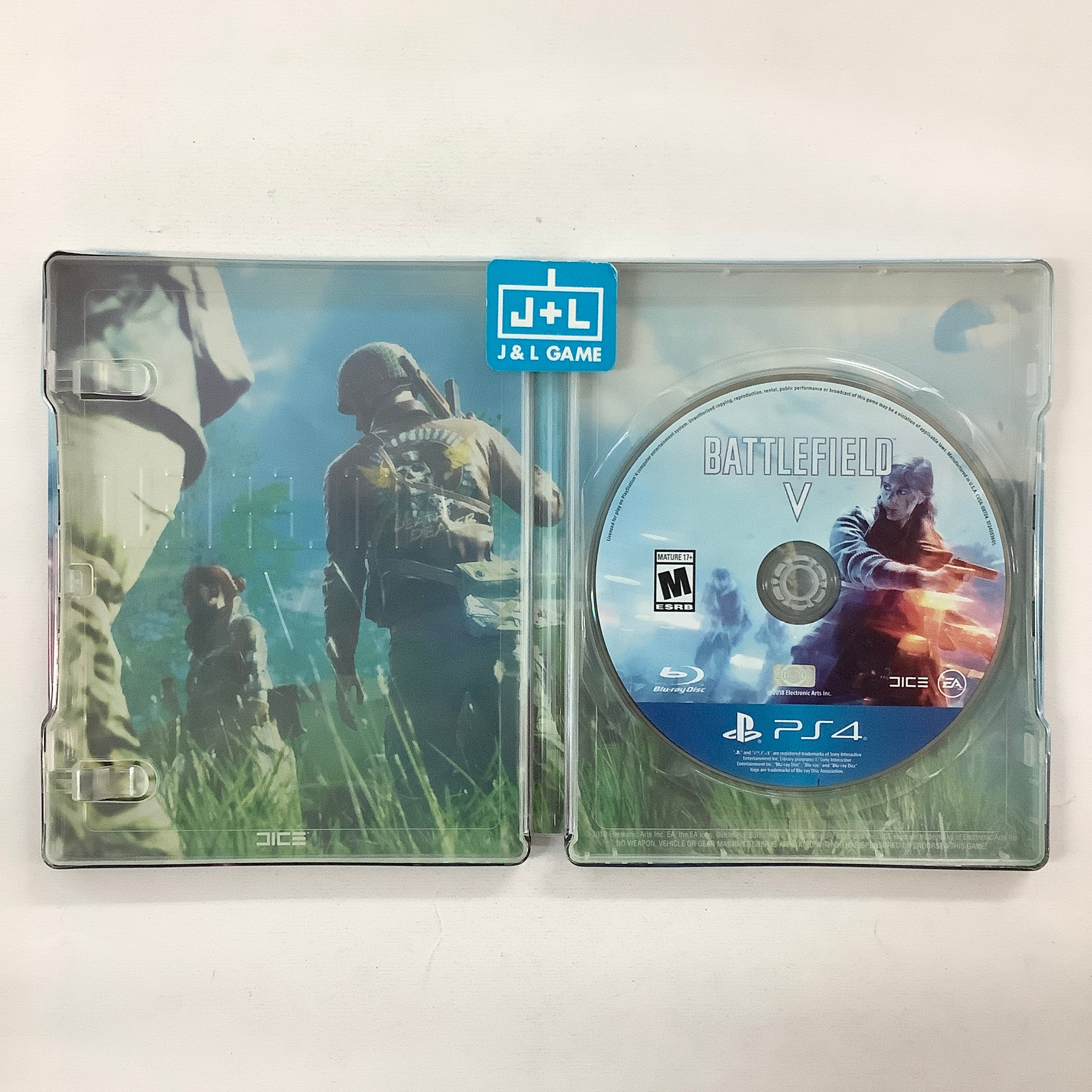 Battlefield V (Steelbook Edition) - (PS4) PlayStation 4 [Pre-Owned] Video Games Electronic Arts   