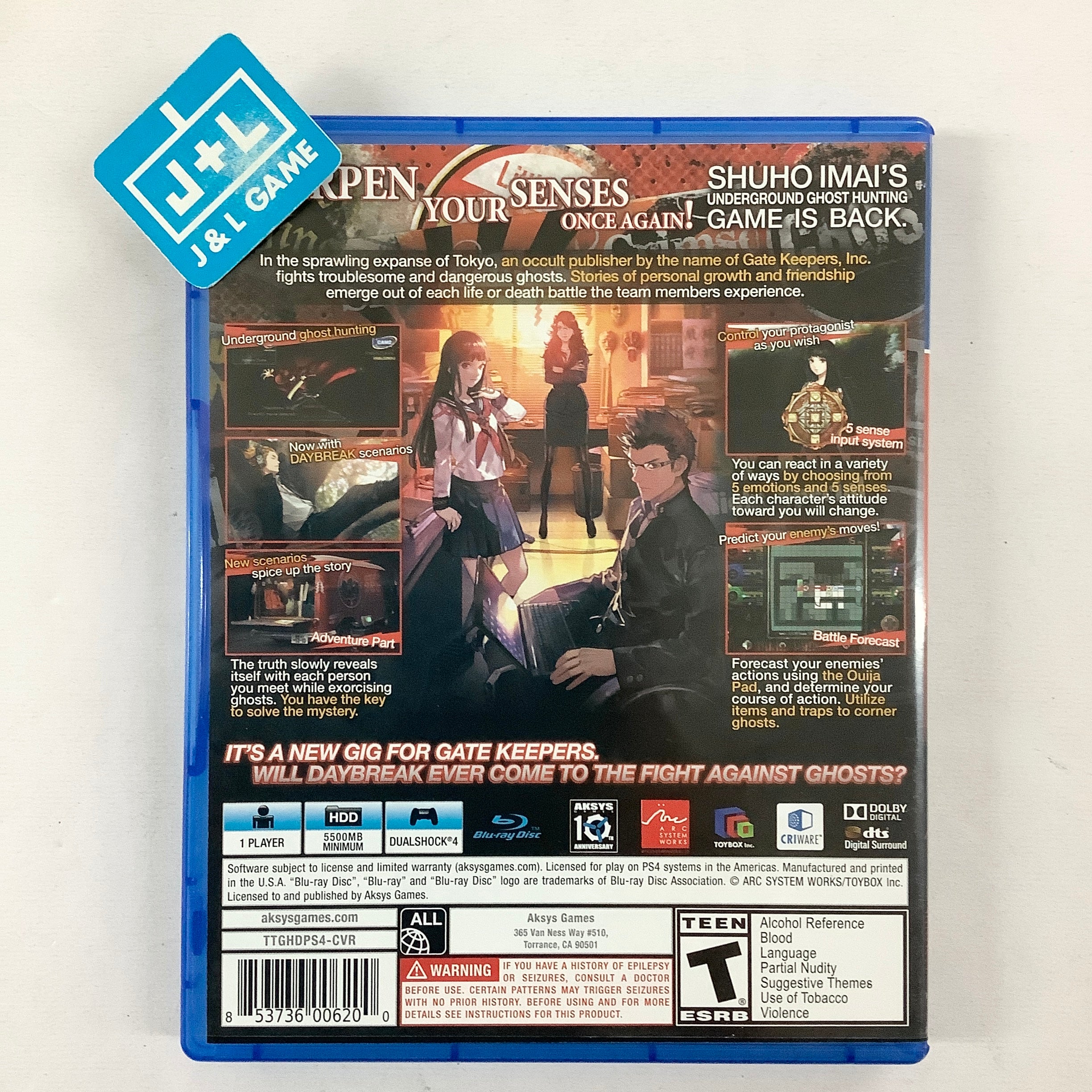 Tokyo Twilight Ghost Hunters: Daybreak Special Gigs - (PS4) PlayStation 4 [Pre-Owned] Video Games Aksys Games