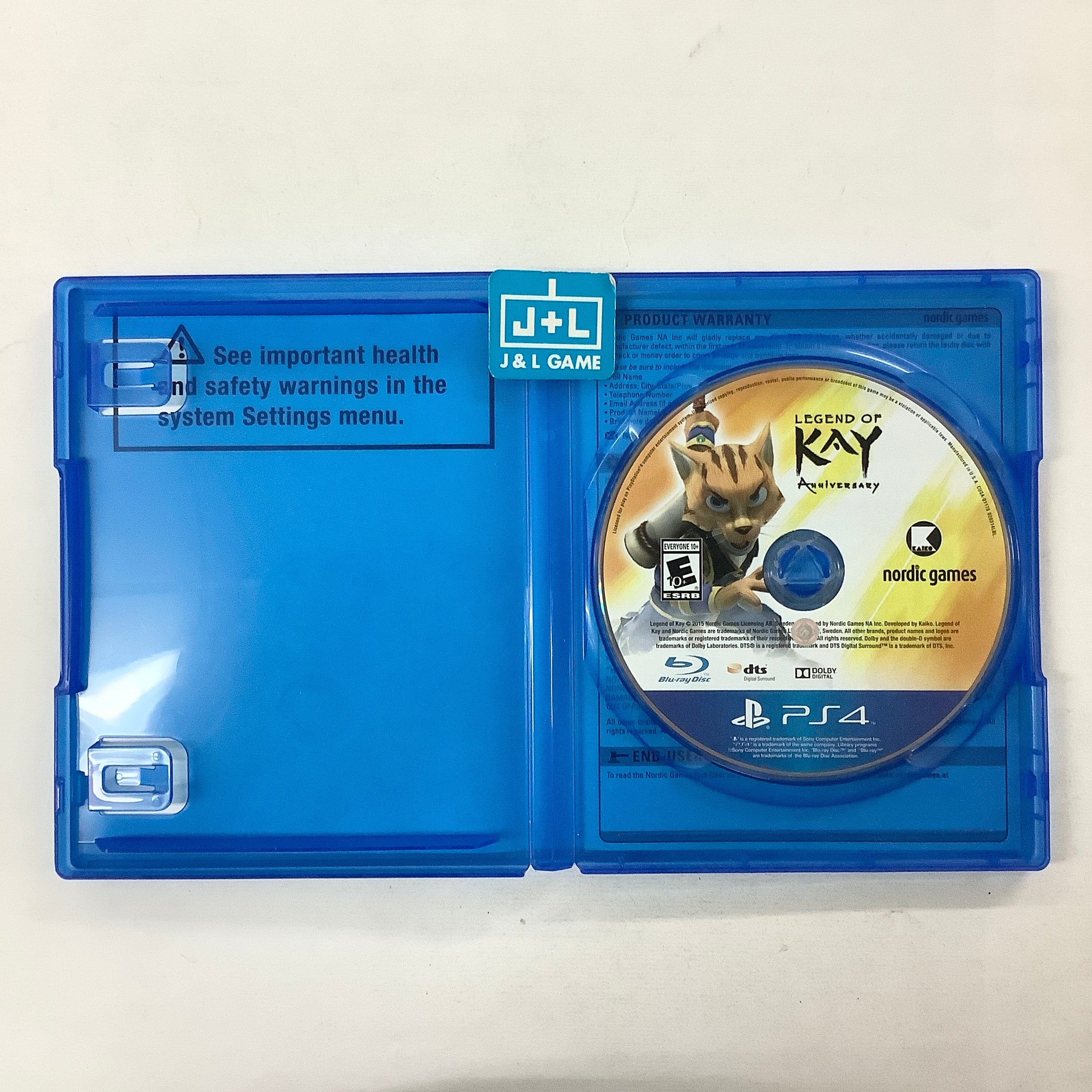 Legend of Kay Anniversary - (PS4) PlayStation 4 [Pre-Owned] Video Games THQ Nordic