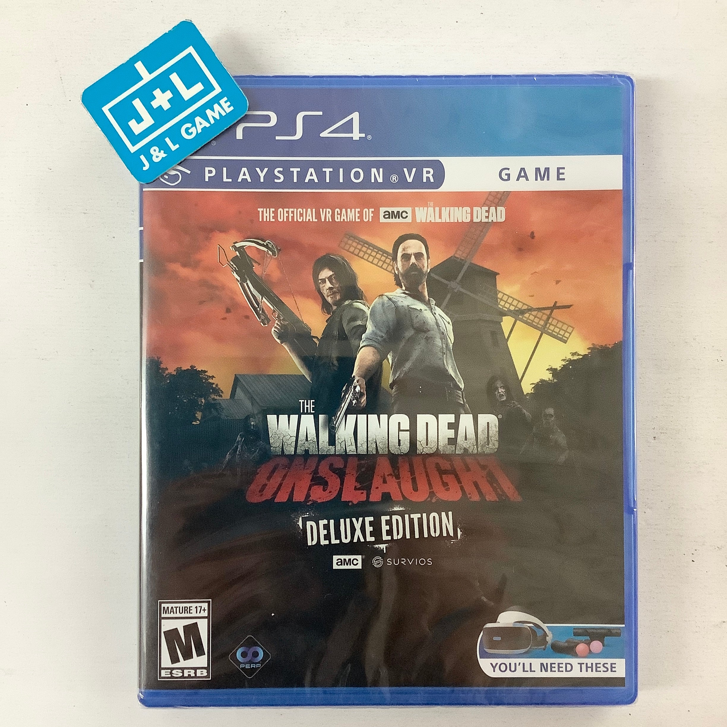 The Walking Dead Onslaught (Deluxe Edition) (PlayStation VR) - (PS4) PlayStation 4 Video Games Perp Games   