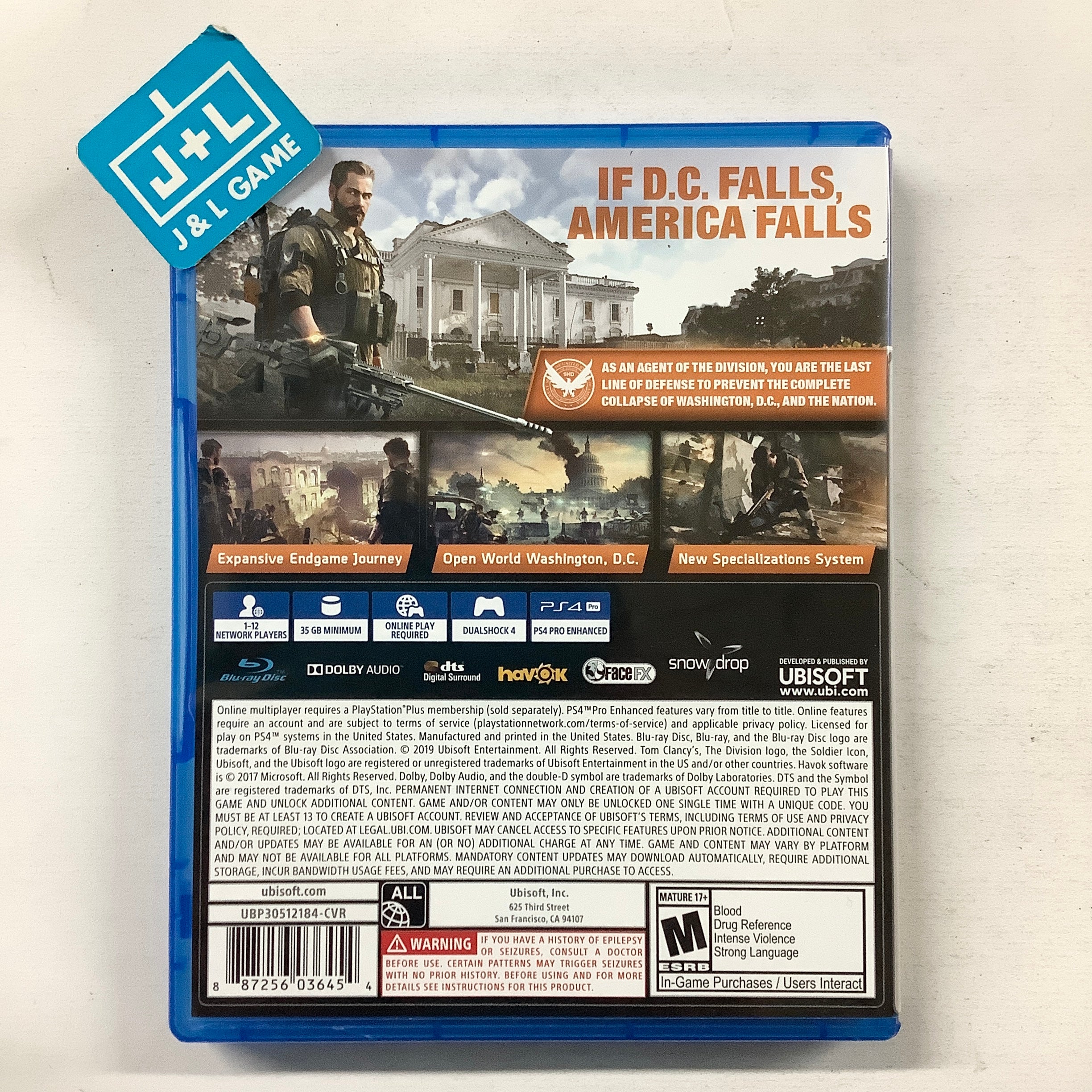 Tom Clancy's The Division 2 - (PS4) PlayStation 4 [Pre-Owned] Video Games Ubisoft