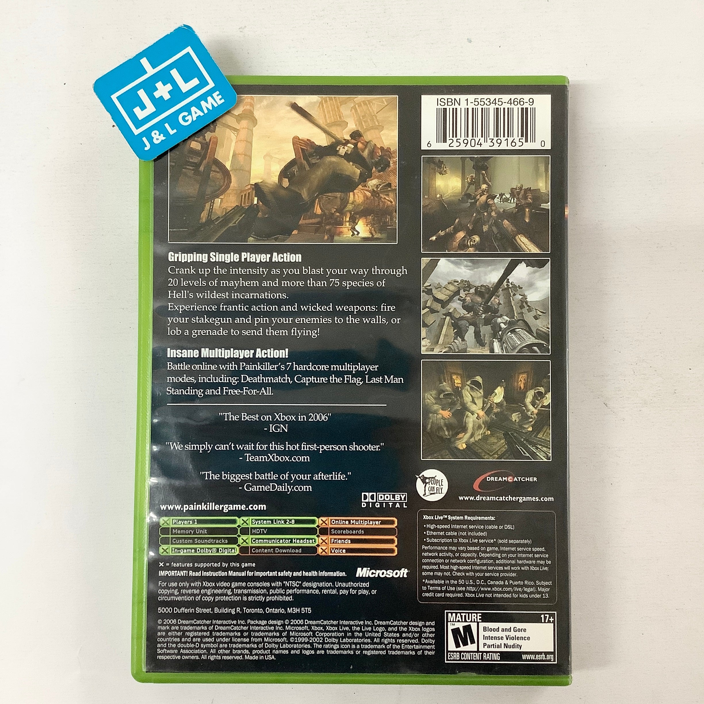 Painkiller: Hell Wars - (XB) Xbox [Pre-Owned] Video Games DreamCatcher Interactive   