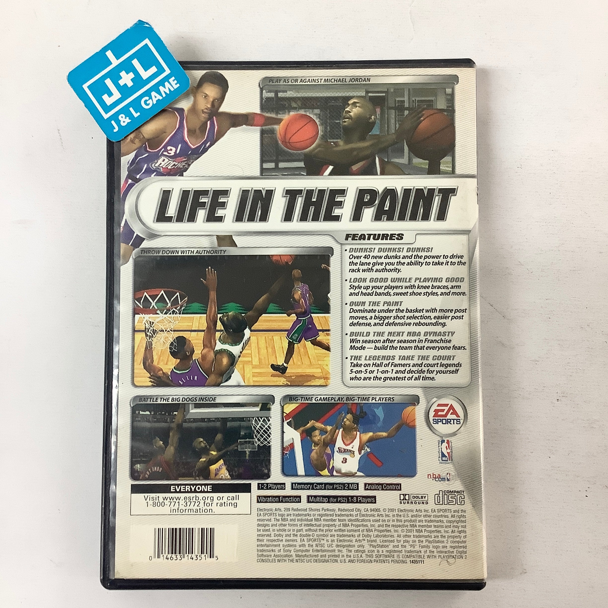 NBA Live 2002 - (PS2) PlayStation 2 [Pre-Owned] Video Games Electronic Arts   