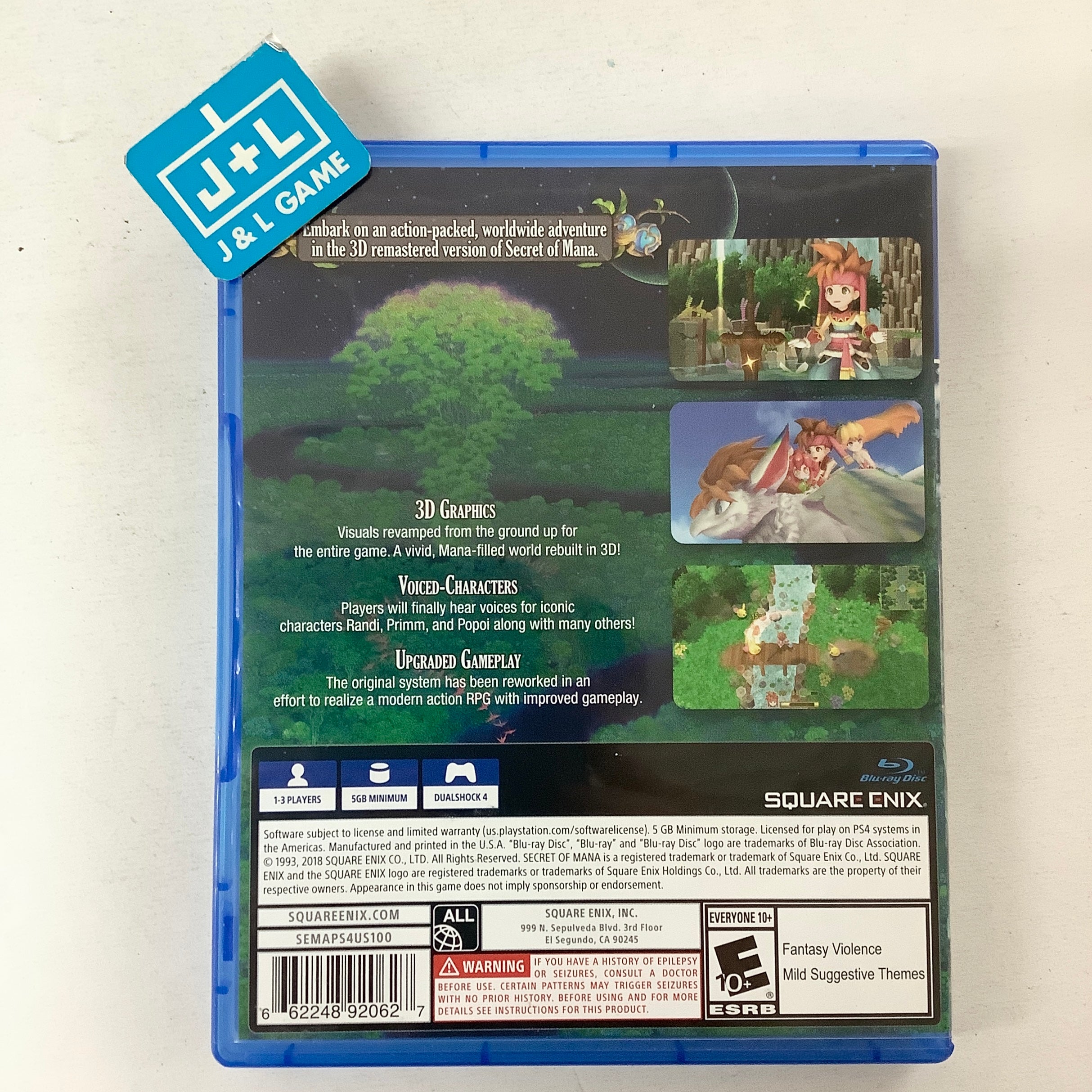 Secret of Mana - (PS4) PlayStation 4 [Pre-Owned] Video Games Square Enix