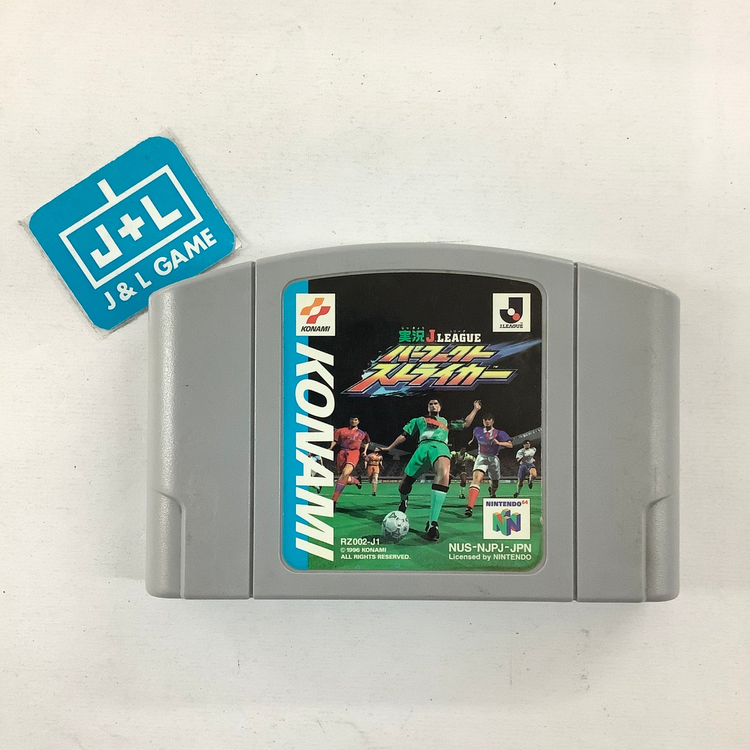 Jikkyou J.League Perfect Striker - (N64) Nintendo 64 [Pre-Owned] (Japanese Import) Video Games Konami   