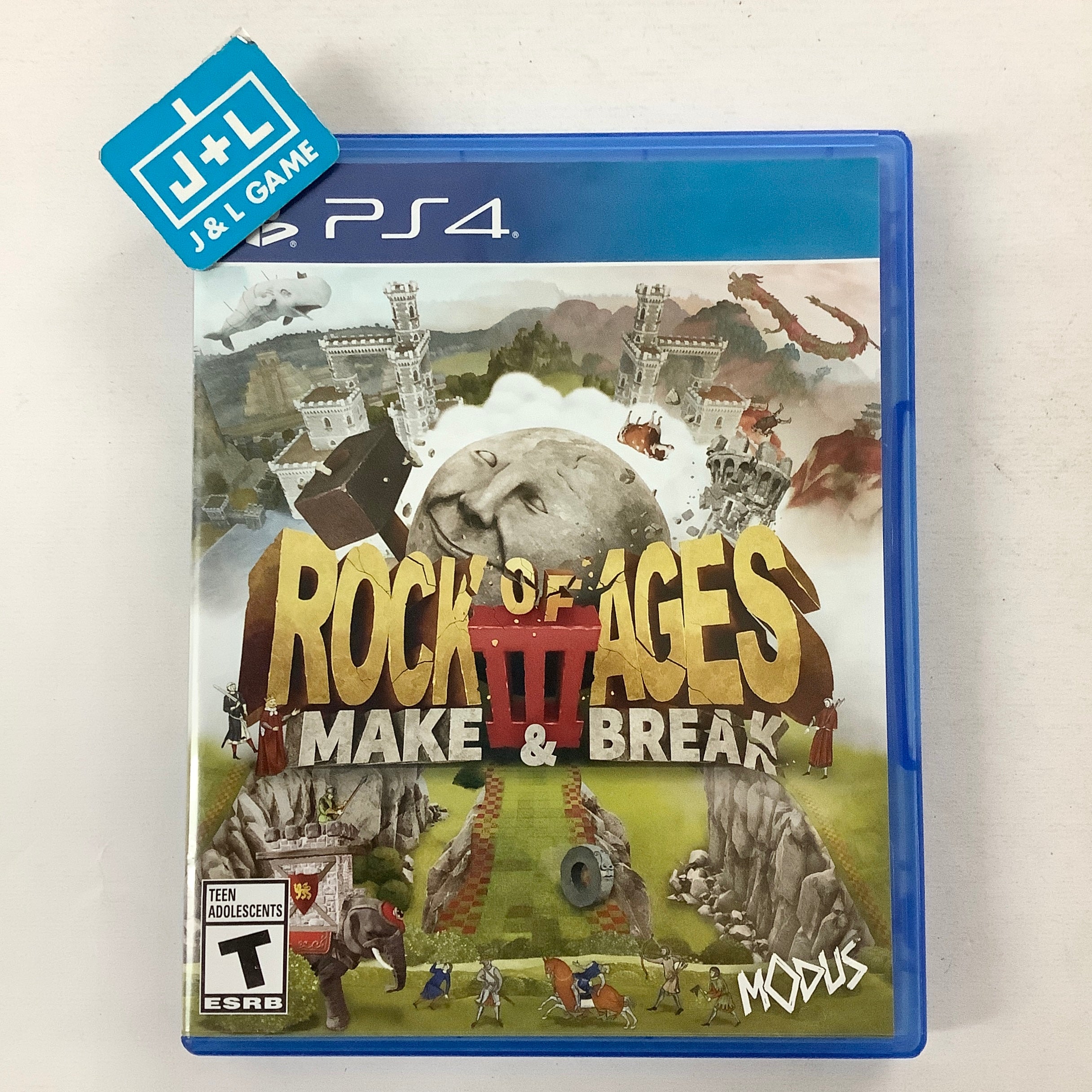 Rock of Ages 3: Make & Break - (PS4) PlayStation 4 [Pre-Owned] Video Games Modus