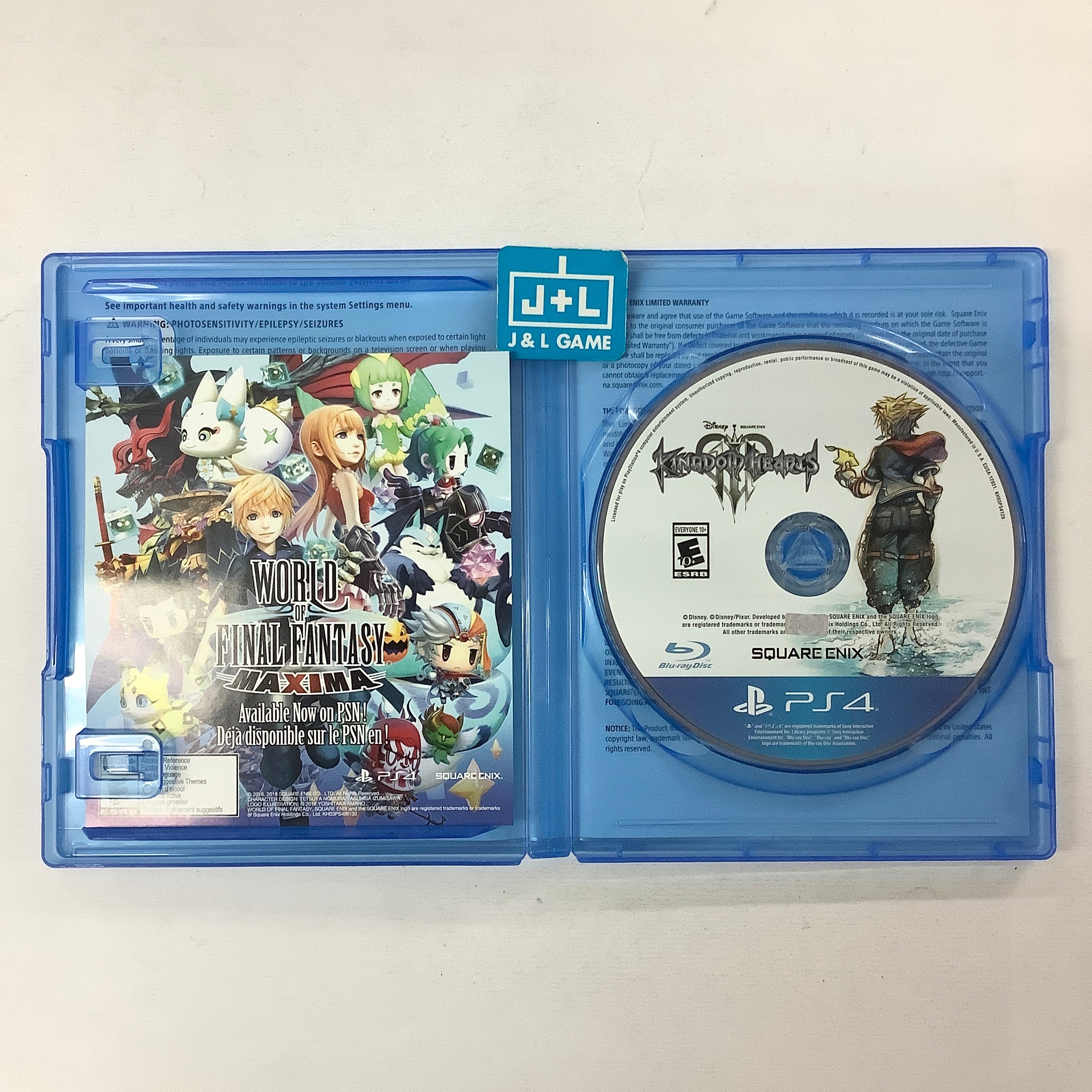 Kingdom Hearts III (Deluxe Edition) - (PS4) PlayStation 4 [Pre-Owned] Video Games Square Enix   