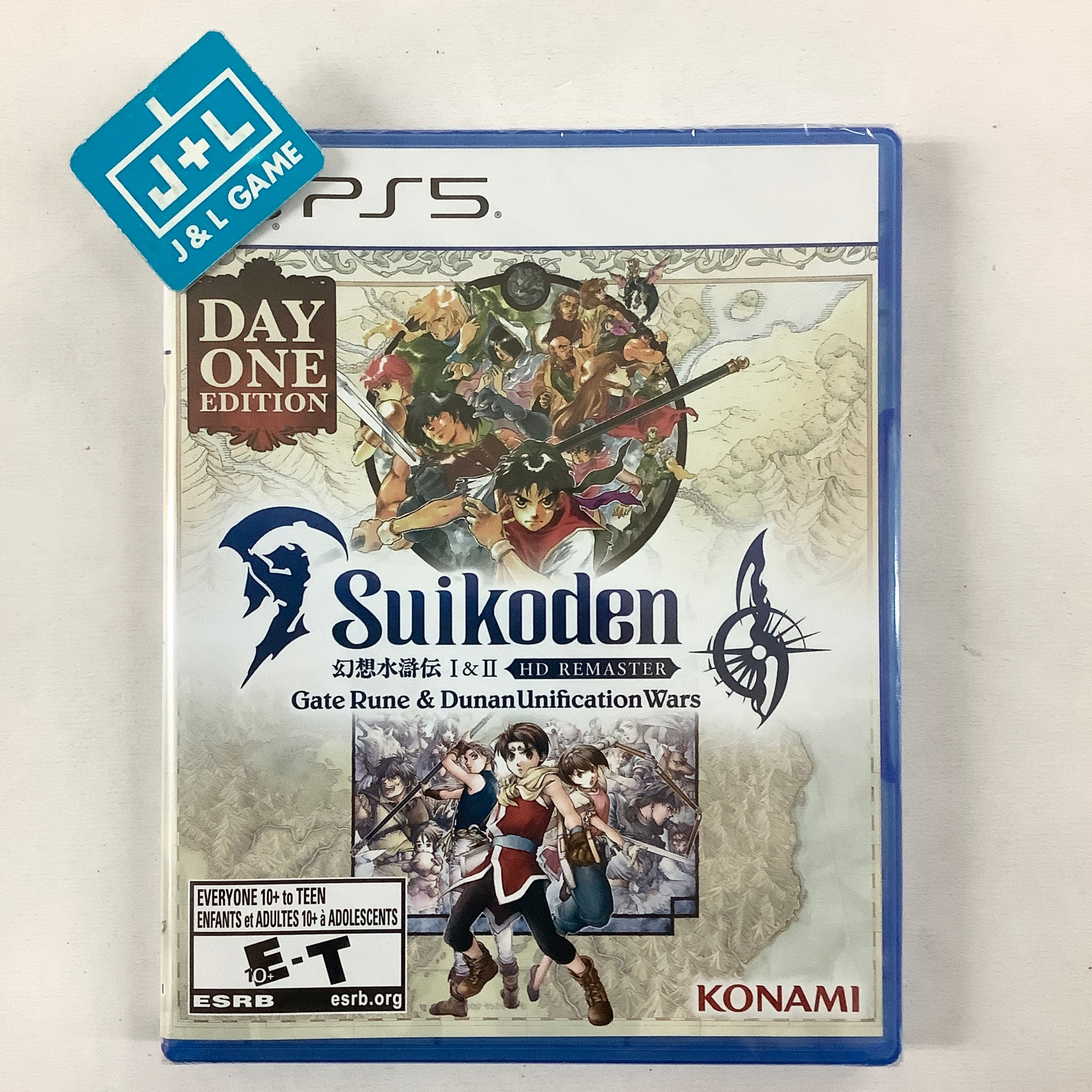 Suikoden I & II HD Remastered (Day One Edition)- (PS5) PlayStation 5 Video Games Konami