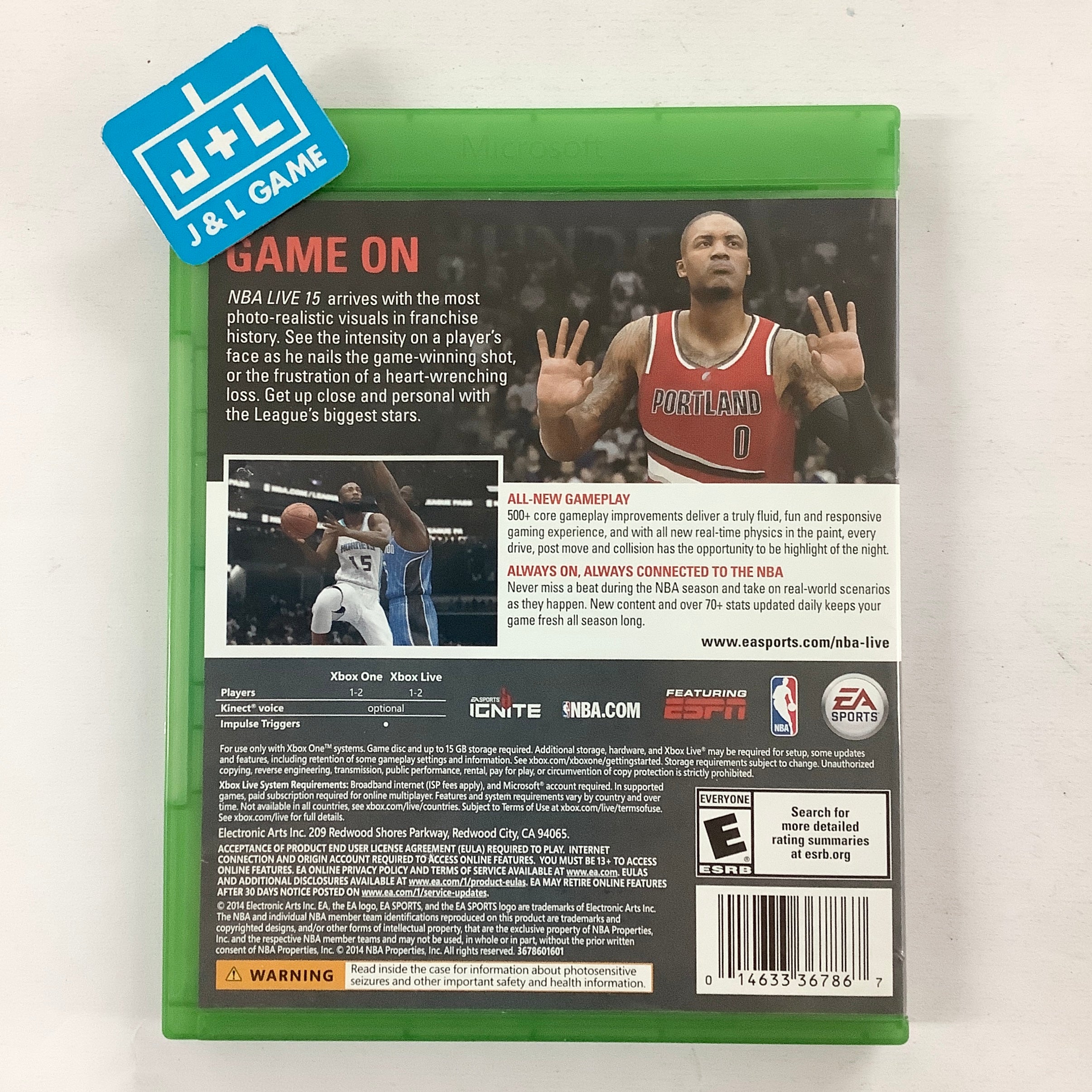 NBA Live 15 - (XB1) Xbox One [Pre-Owned] Video Games Electronic Arts   