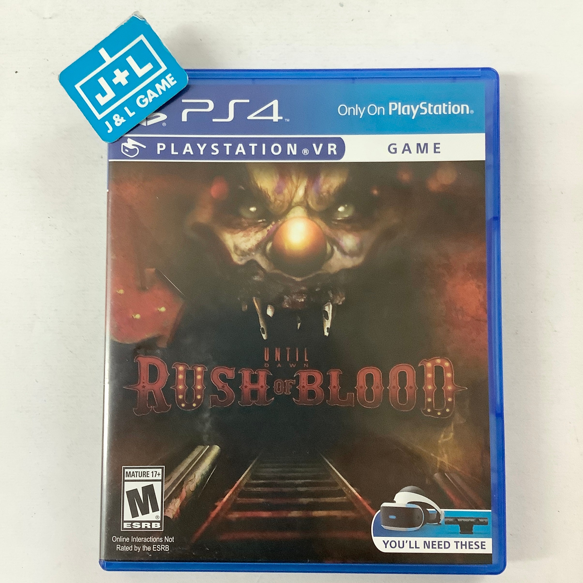 Until Dawn: Rush of Blood (PlayStation VR) - (PS4) PlayStation 4 [Pre-Owned] Video Games Sony Interactive Entertainment