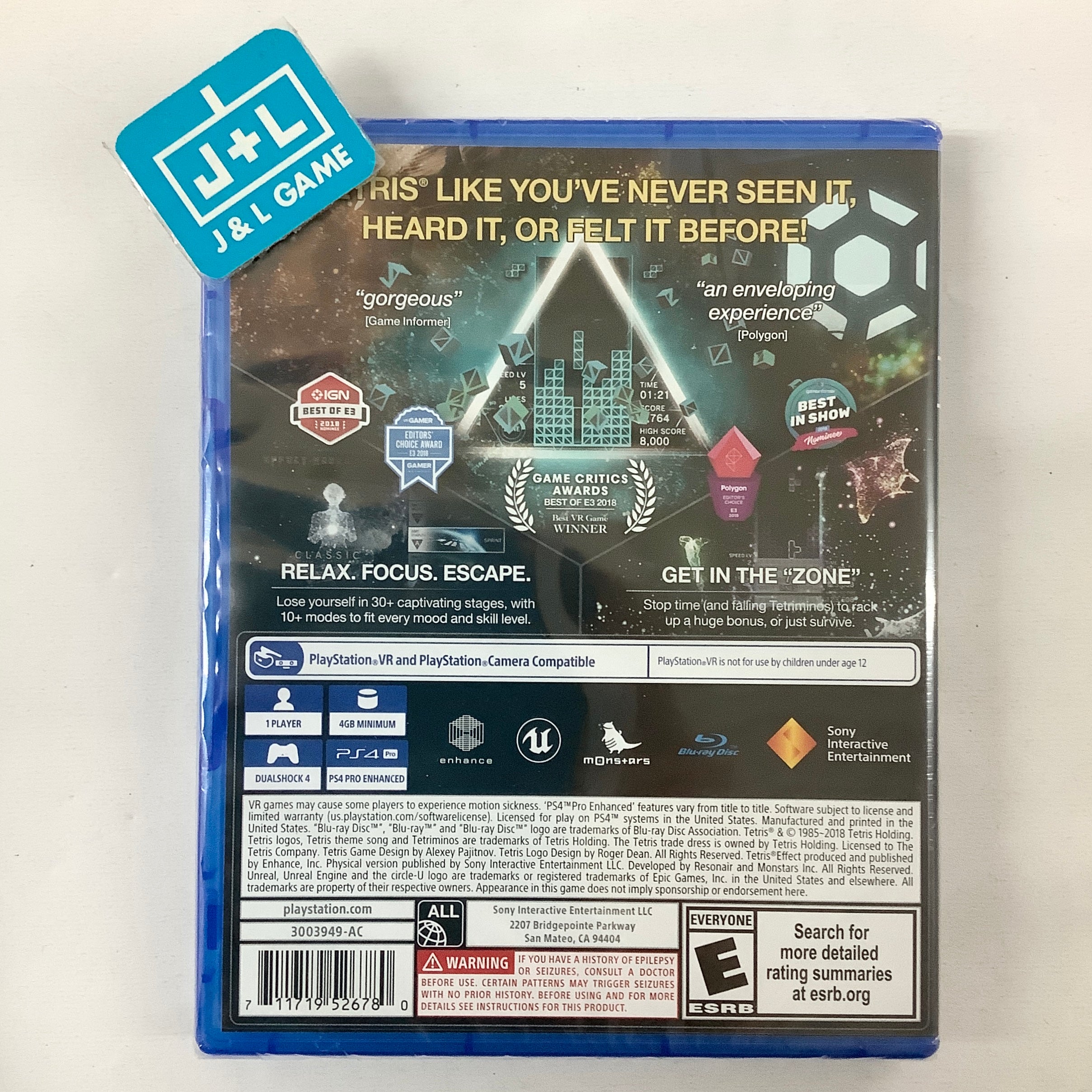 Tetris Effect - (PS4) PlayStation 4 Video Games Sony Interactive Entertainment   