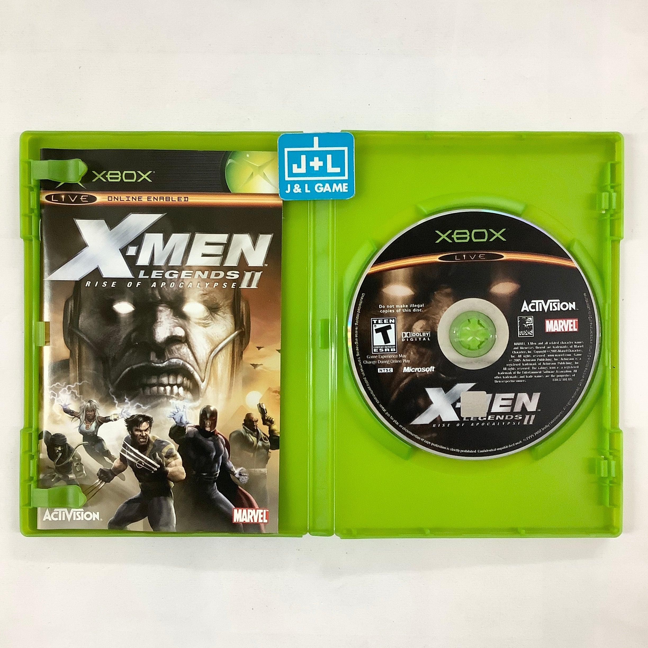 X-Men Legends II: Rise of Apocalypse - (XB) Xbox [Pre-Owned] Video Games Activision   