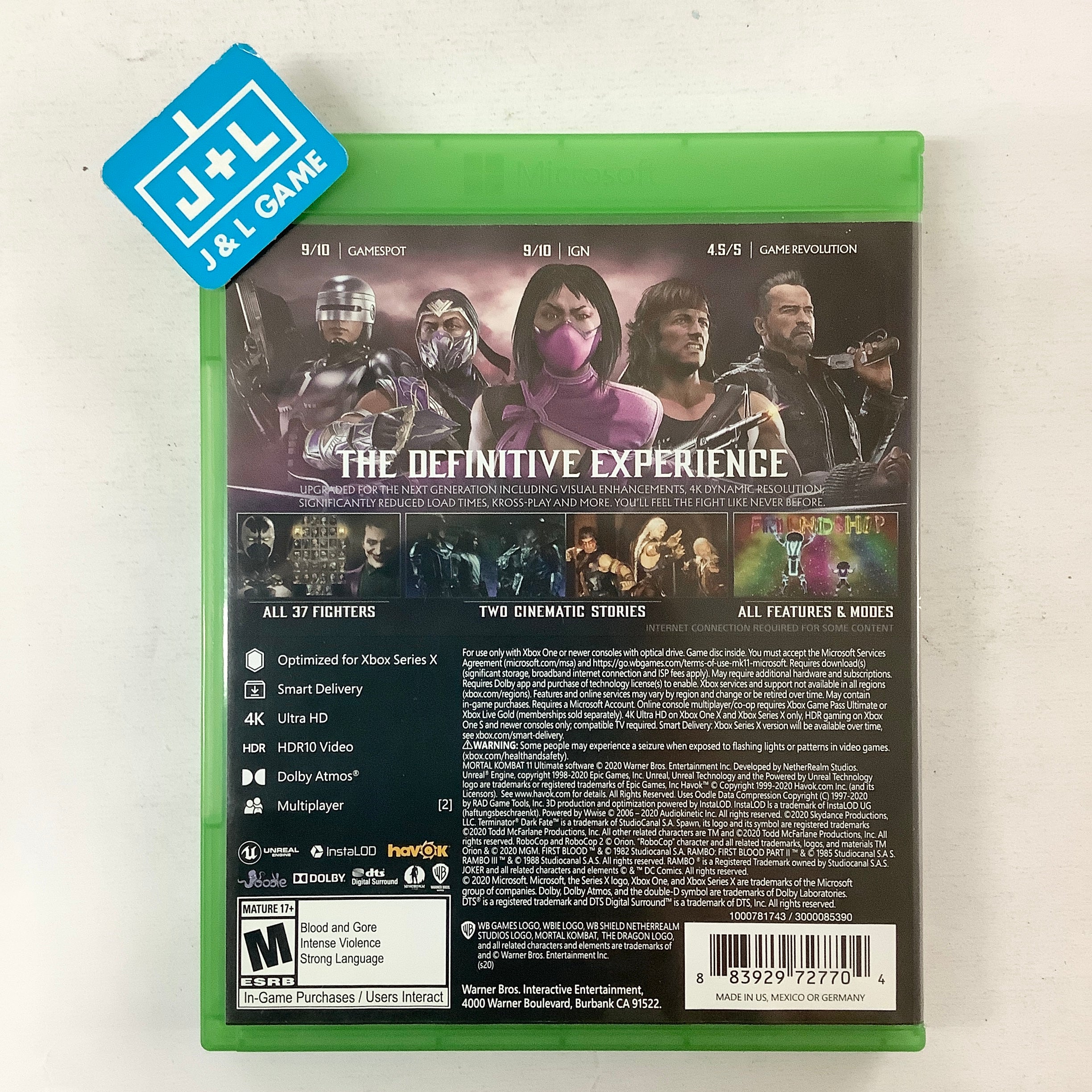 Mortal Kombat 11 Ultimate - (XSX) Xbox Series X [Pre-Owned] Video Games WB Games   