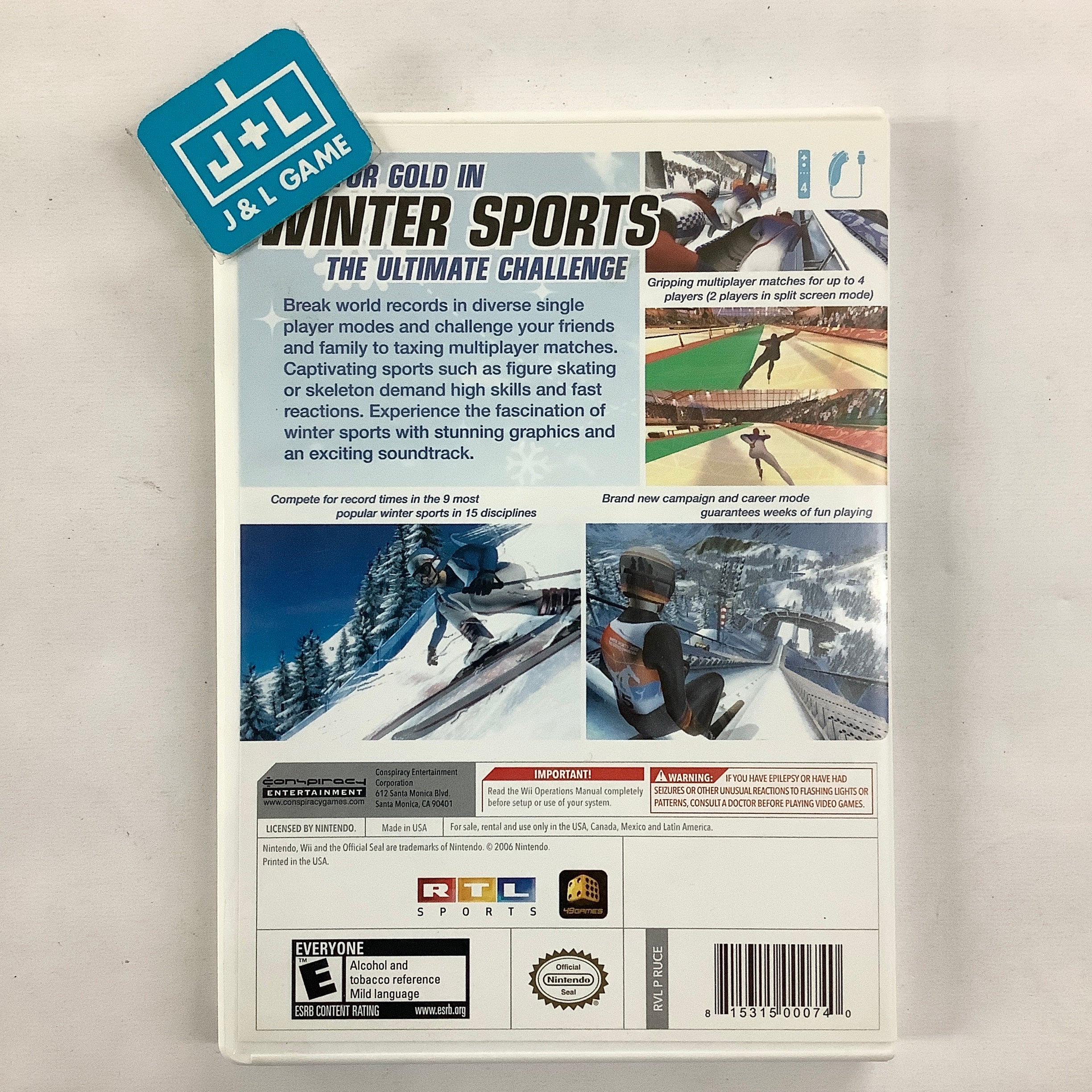 Winter Sports The Ultimate Challenge - Nintendo Wii [Pre-Owned] Video Games Conspiracy   