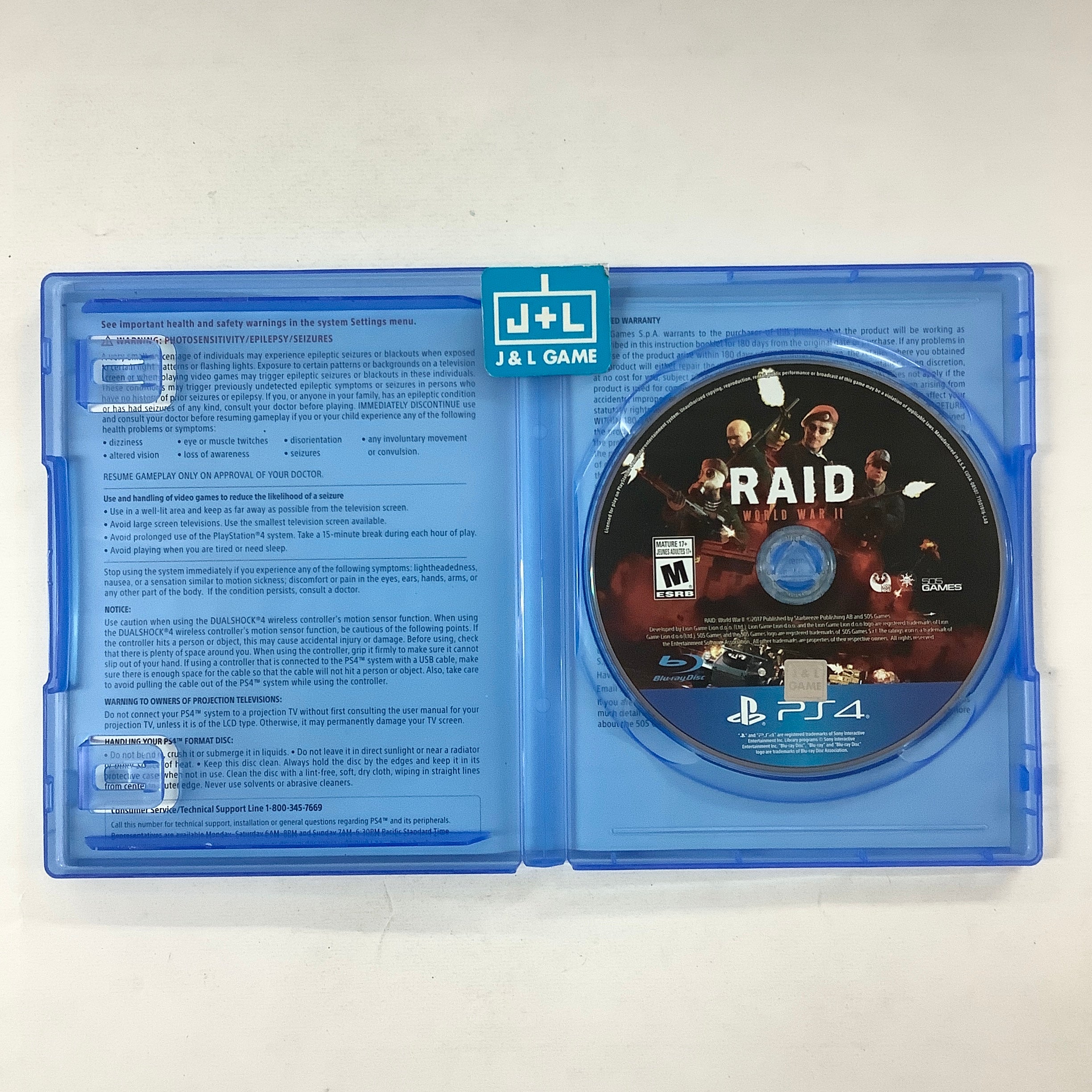 Raid: World War II - (PS4) PlayStation 4 [Pre-Owned] Video Games 505 Games