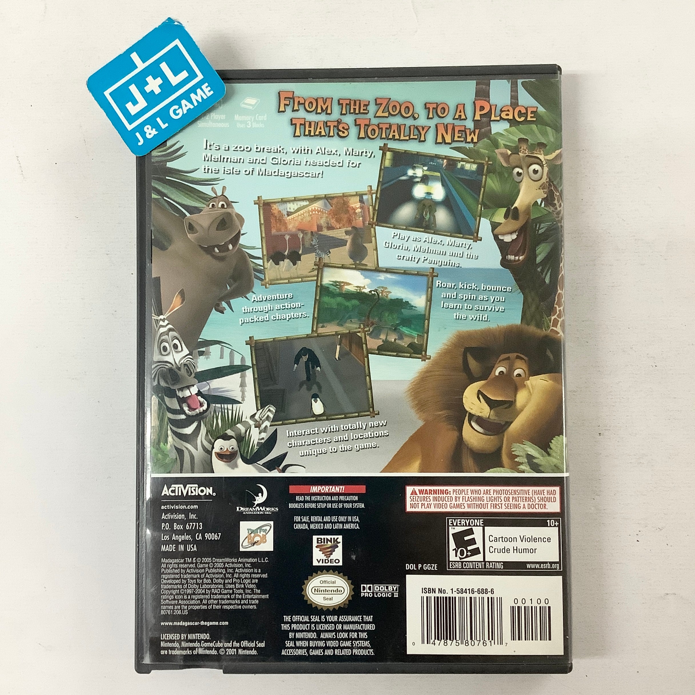 Madagascar - (GC) GameCube [Pre-Owned] Video Games Activision   