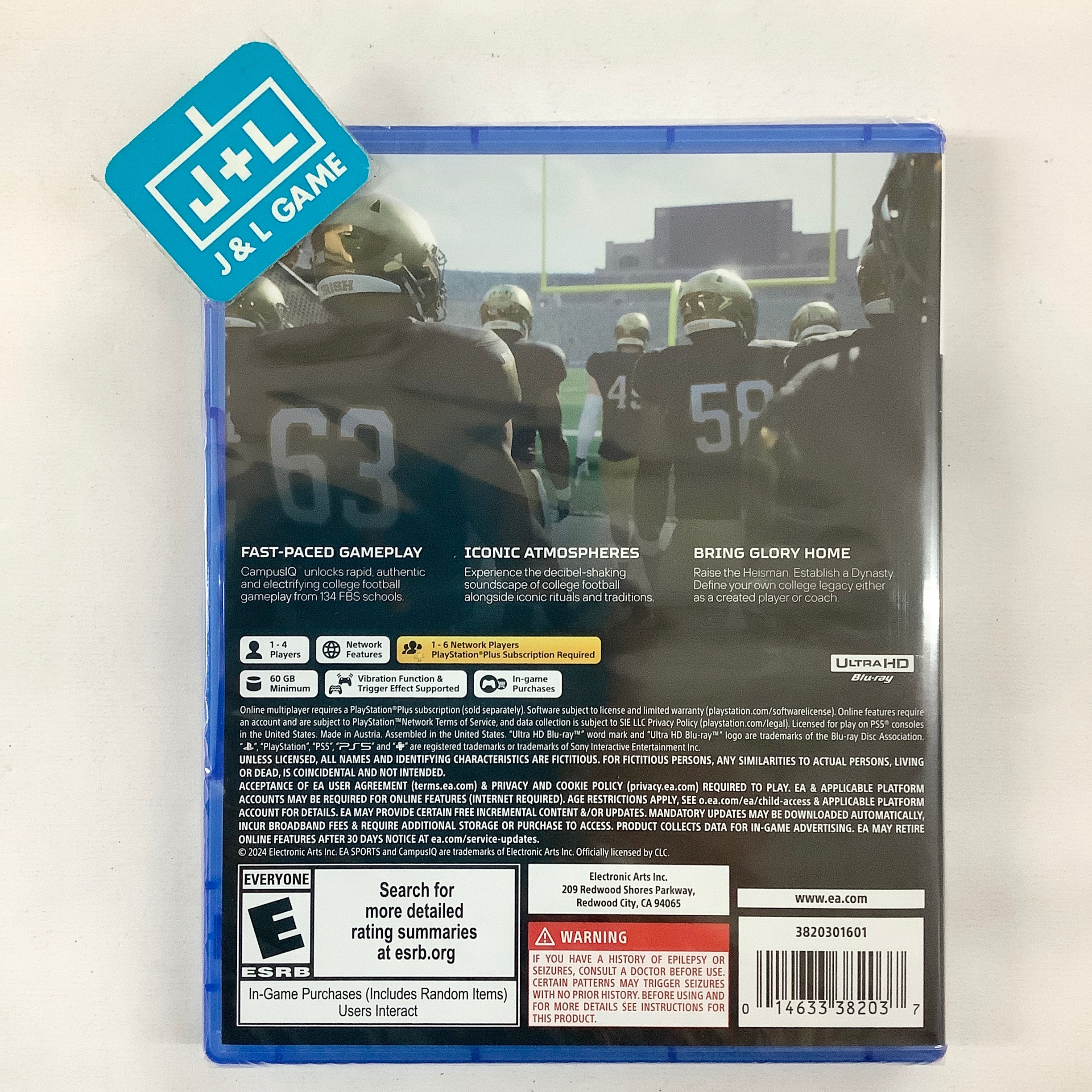 College Football 25 - (PS5) PlayStation 5 Video Games Electronic Arts   