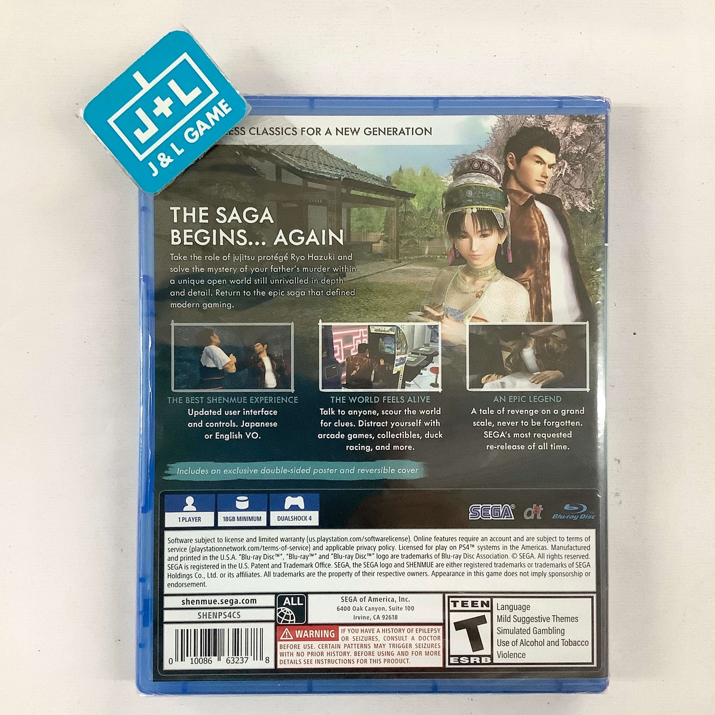 Shenmue I & II - (PS4) PlayStation 4 Video Games SEGA