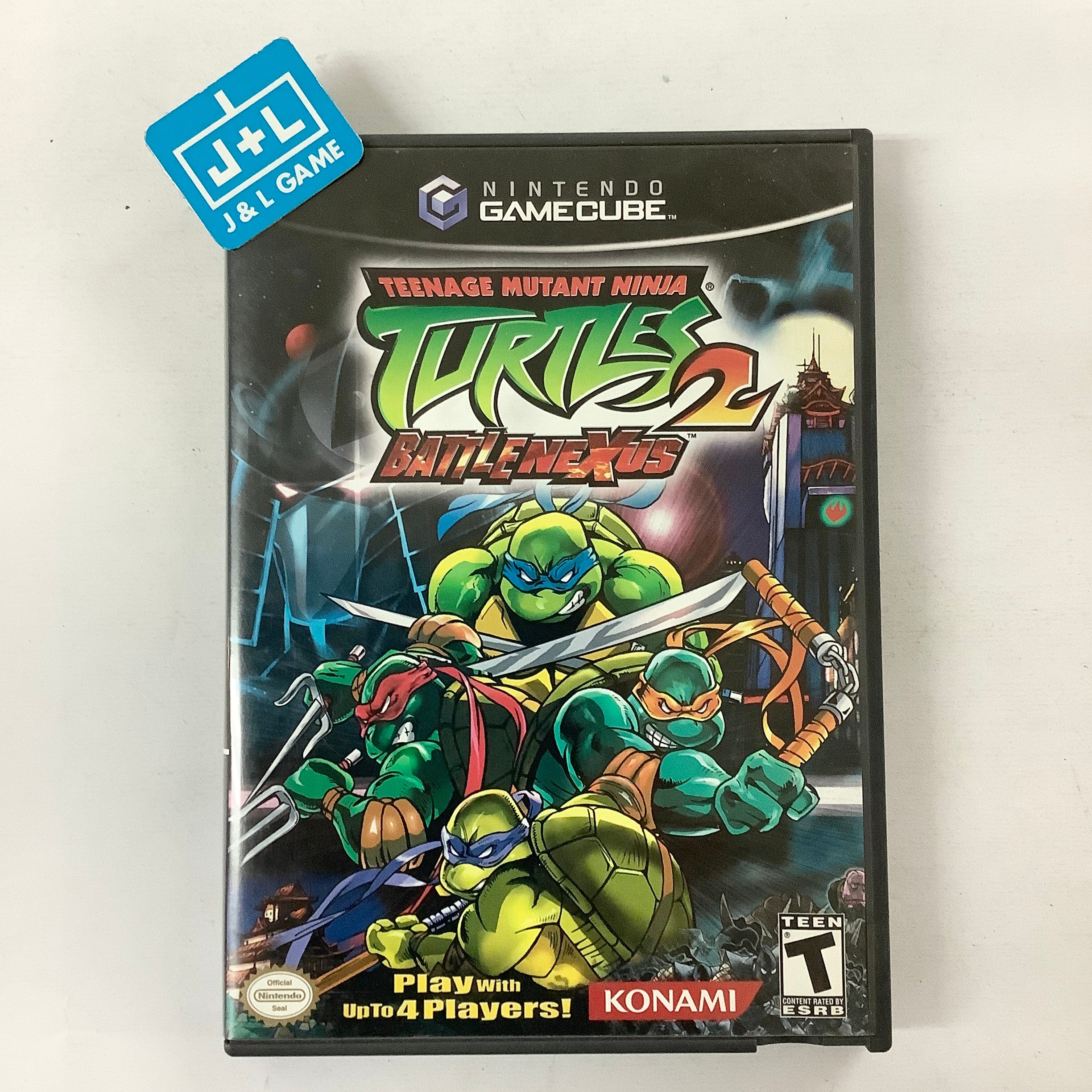 Teenage Mutant Ninja Turtles 2: Battle Nexus - (GC) GameCube [Pre-Owned] Video Games Konami   